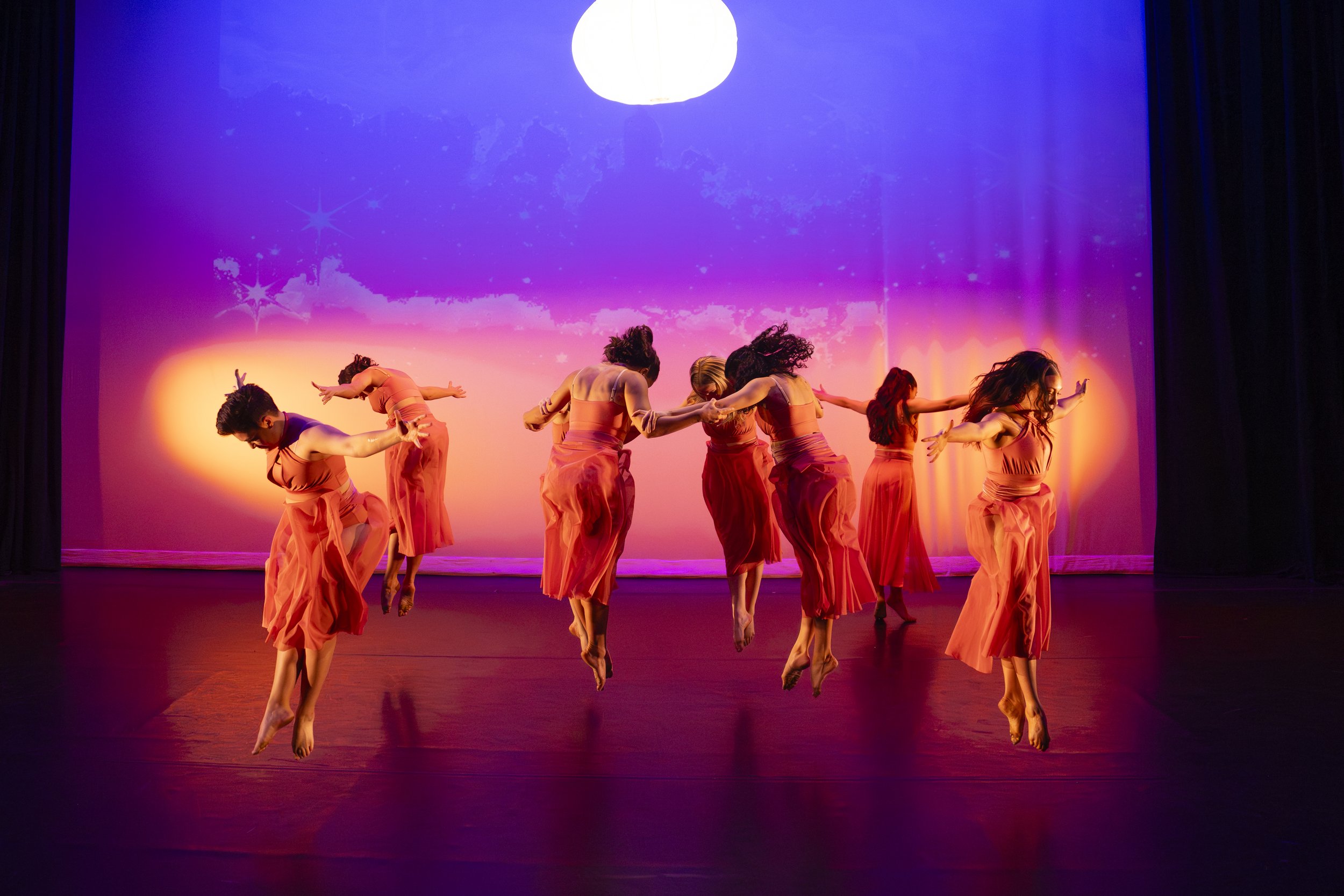 I wanted the piece to feel like a bunch of friends returning after years apart, participating in a dance that they all learned together when they were kids. Kind of like our version of “The Electric Slide” :)