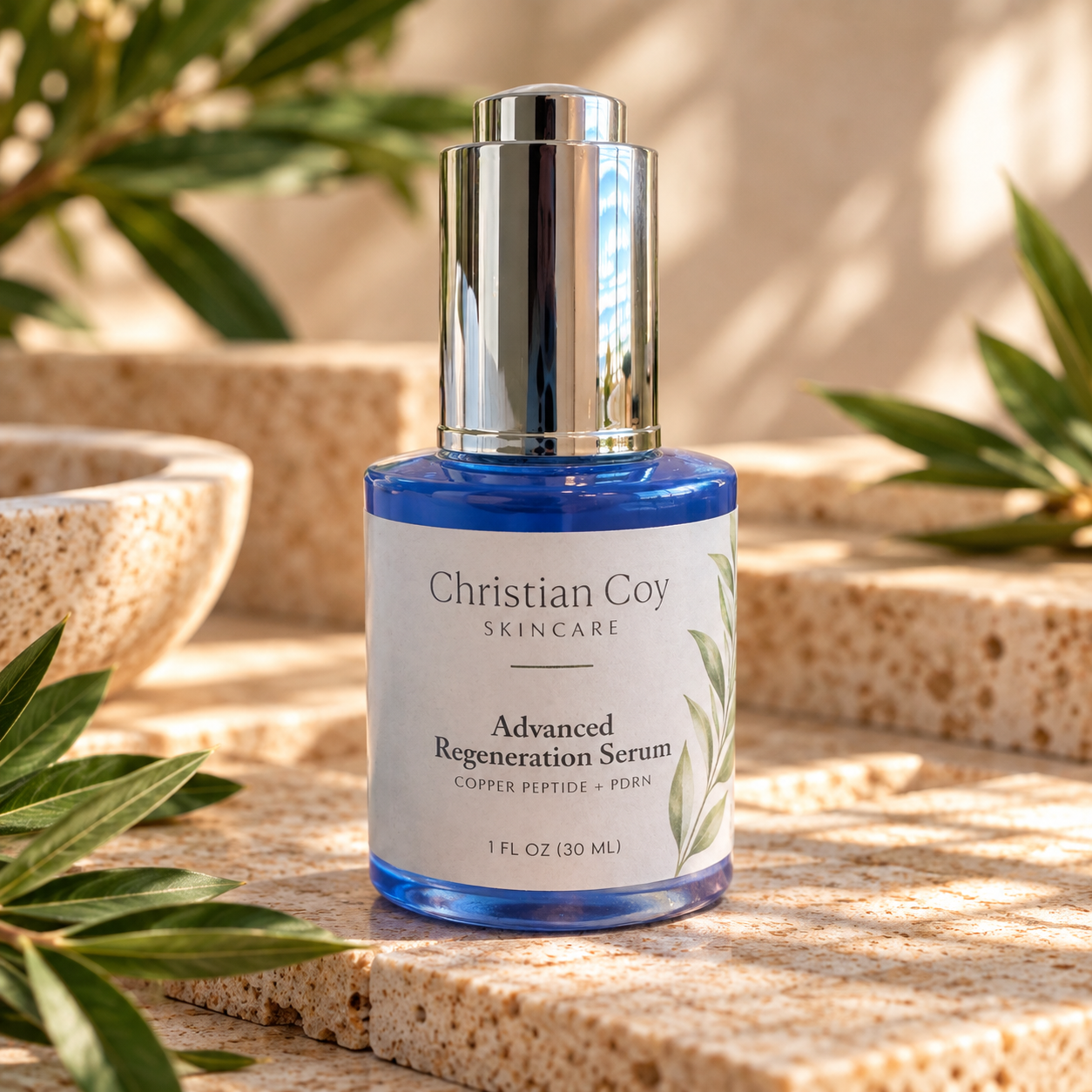 Christian Coy Advanced Regeneration Serum with GHK-Cu and PDRN for visible signs of aging and skin resilience