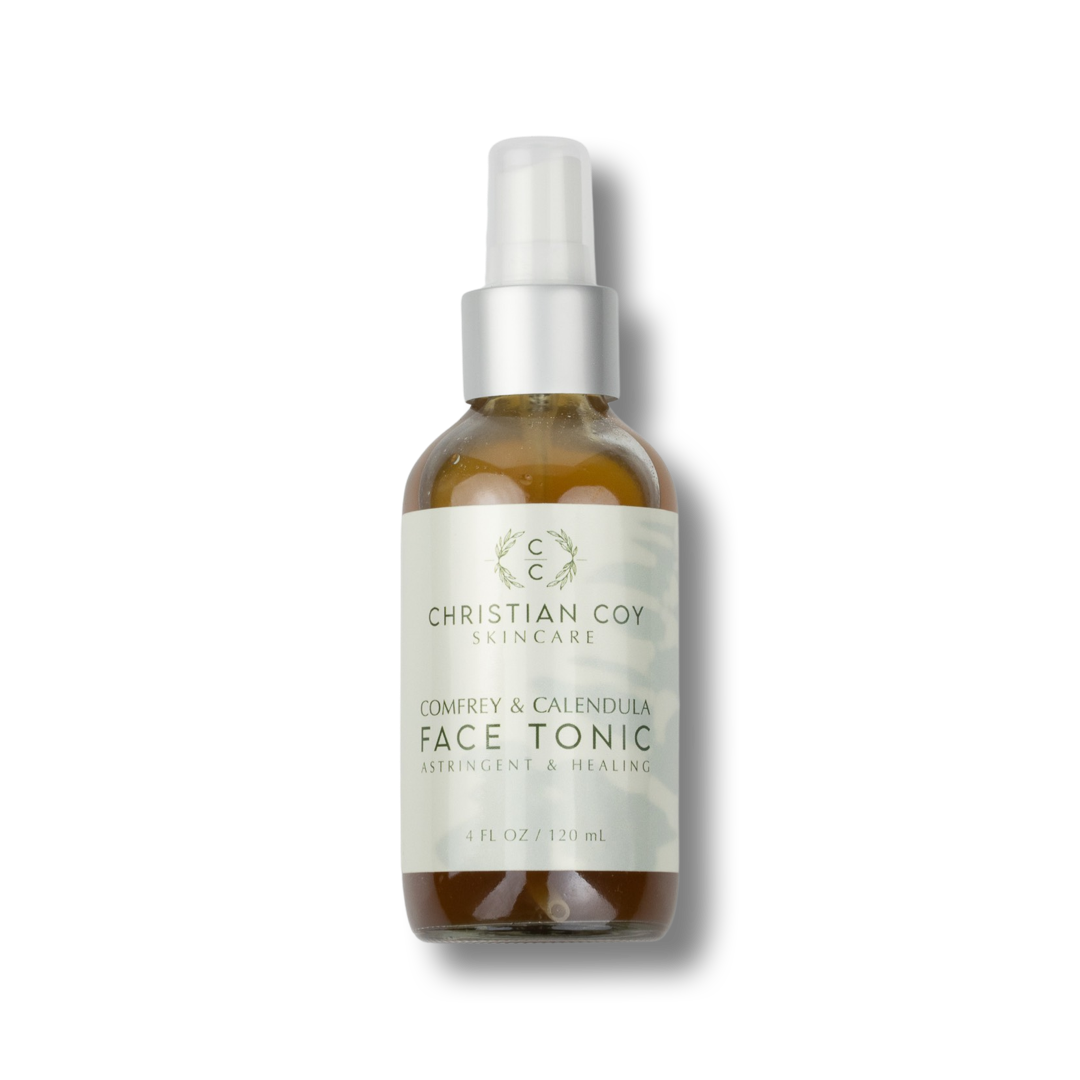 Christian Coy Comfrey & Calendula Face Tonic with tea tree hydrosol for breakout-prone and congested skin
