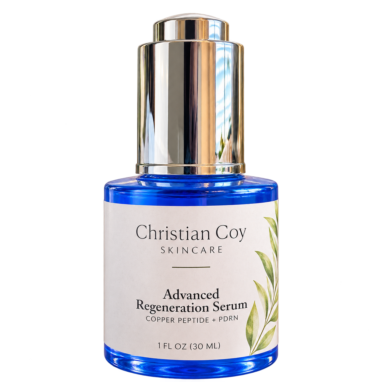 Christian Coy Advanced Regeneration Serum with copper tripeptide and PDRN for skin renewal and resilience