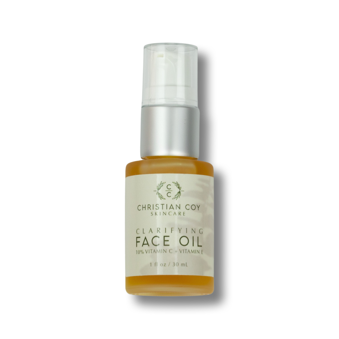Christian Coy Clarifying Face Oil with 10% Vitamin C for breakout-prone skin and uneven tone