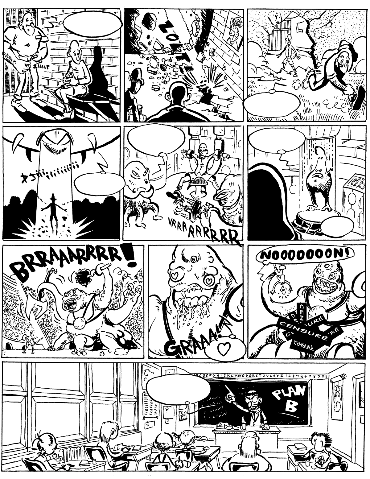 College - part 2 of comic