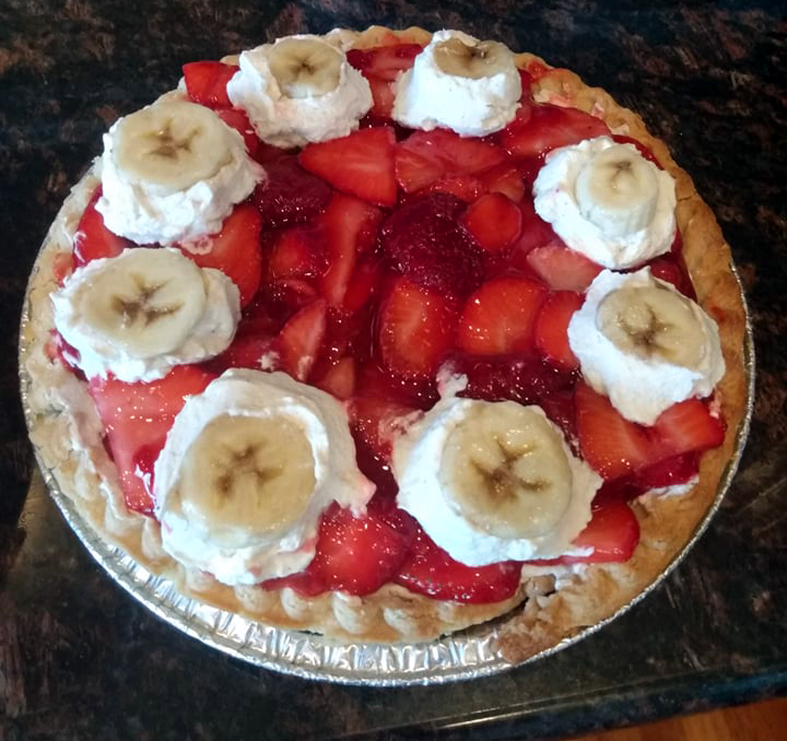 Strawberry Banana Pie