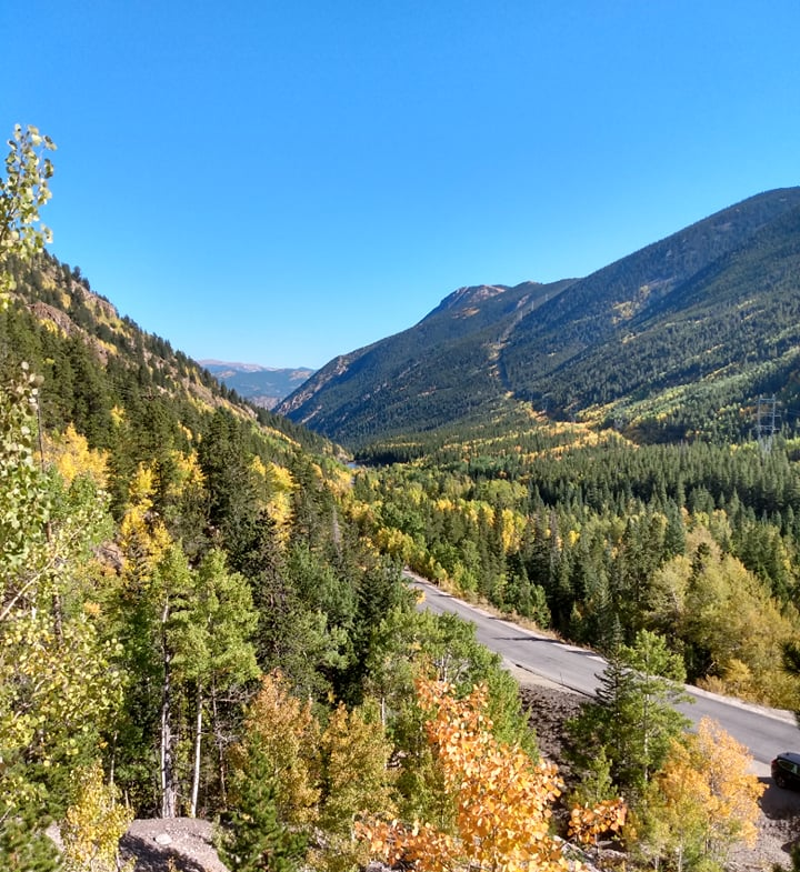 Guanella Pass in the fall
