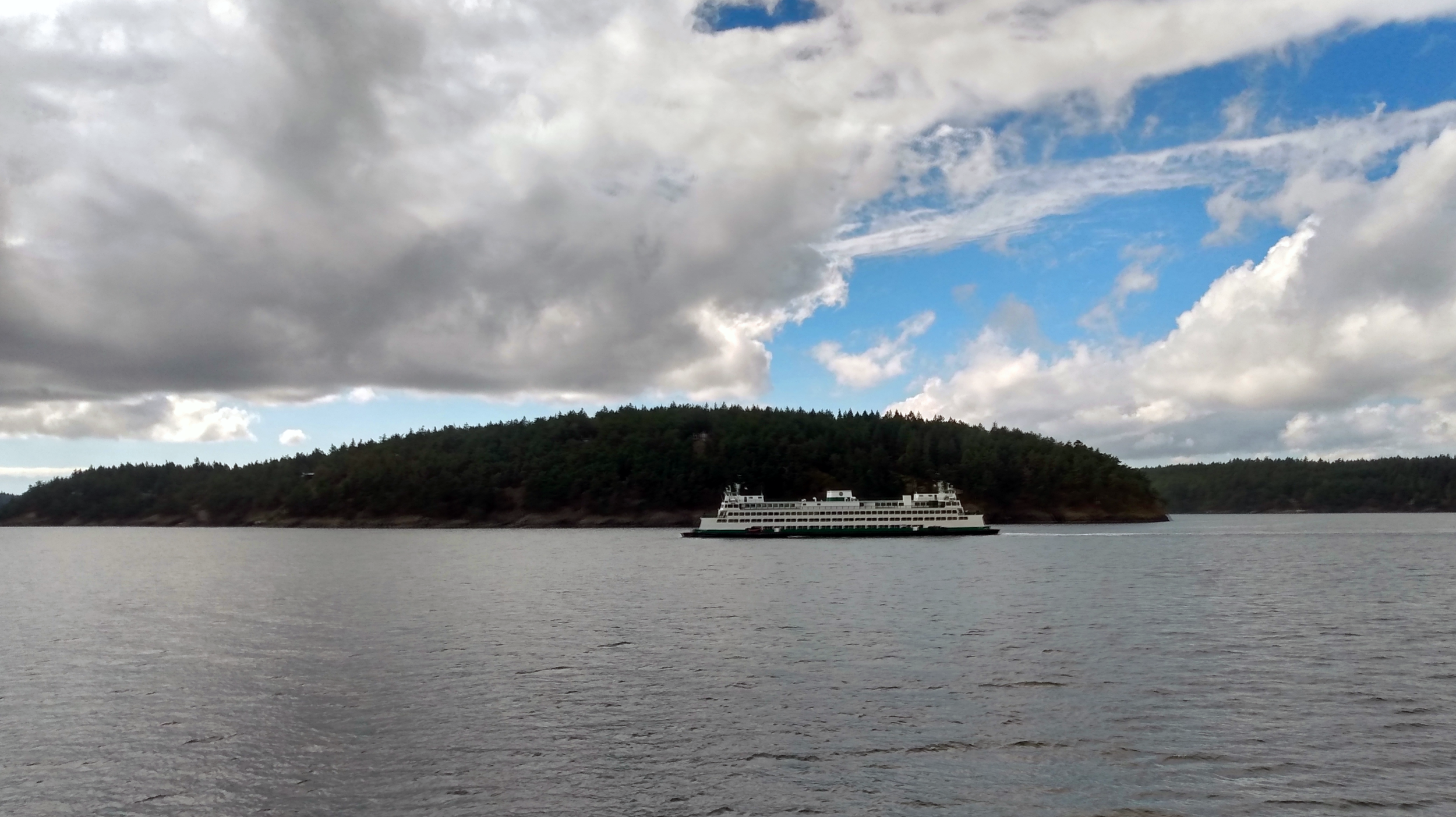 Oct 3: San Juan Island. There are a few of these larger islands east of Seattle.