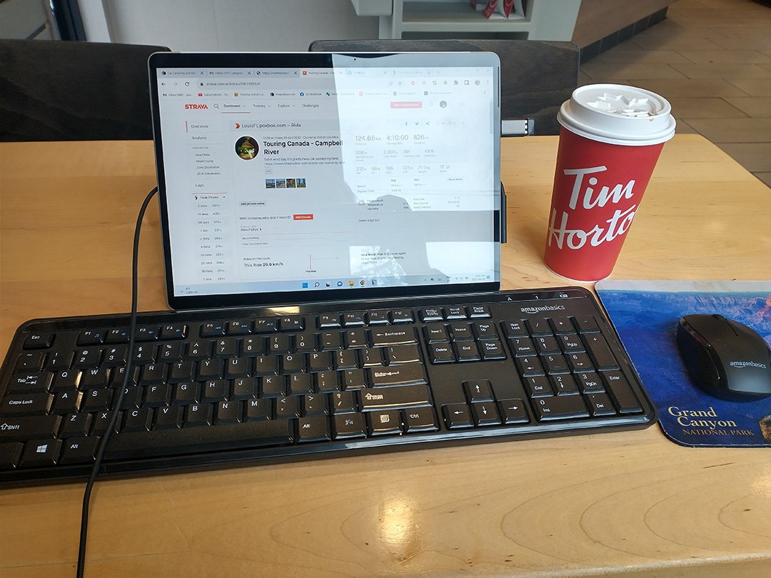  Day I discovered Tim Hortons is cheaper than Starbucks and also has free Wi-Fi. People just stop going to Starbucks. Why do you do it? 6$ coffee is really something you need every day? I’m on the road, I have an excuse, what’s yours? 
