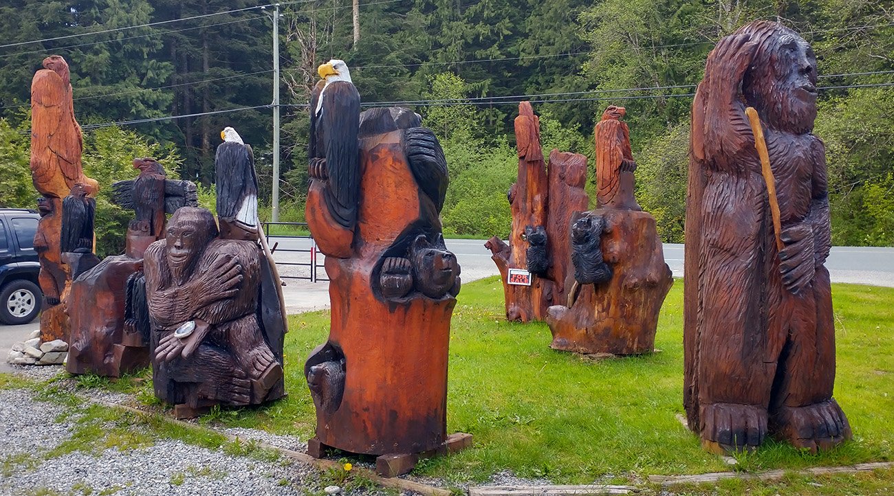We've moved from totems to random wood carvings now. 