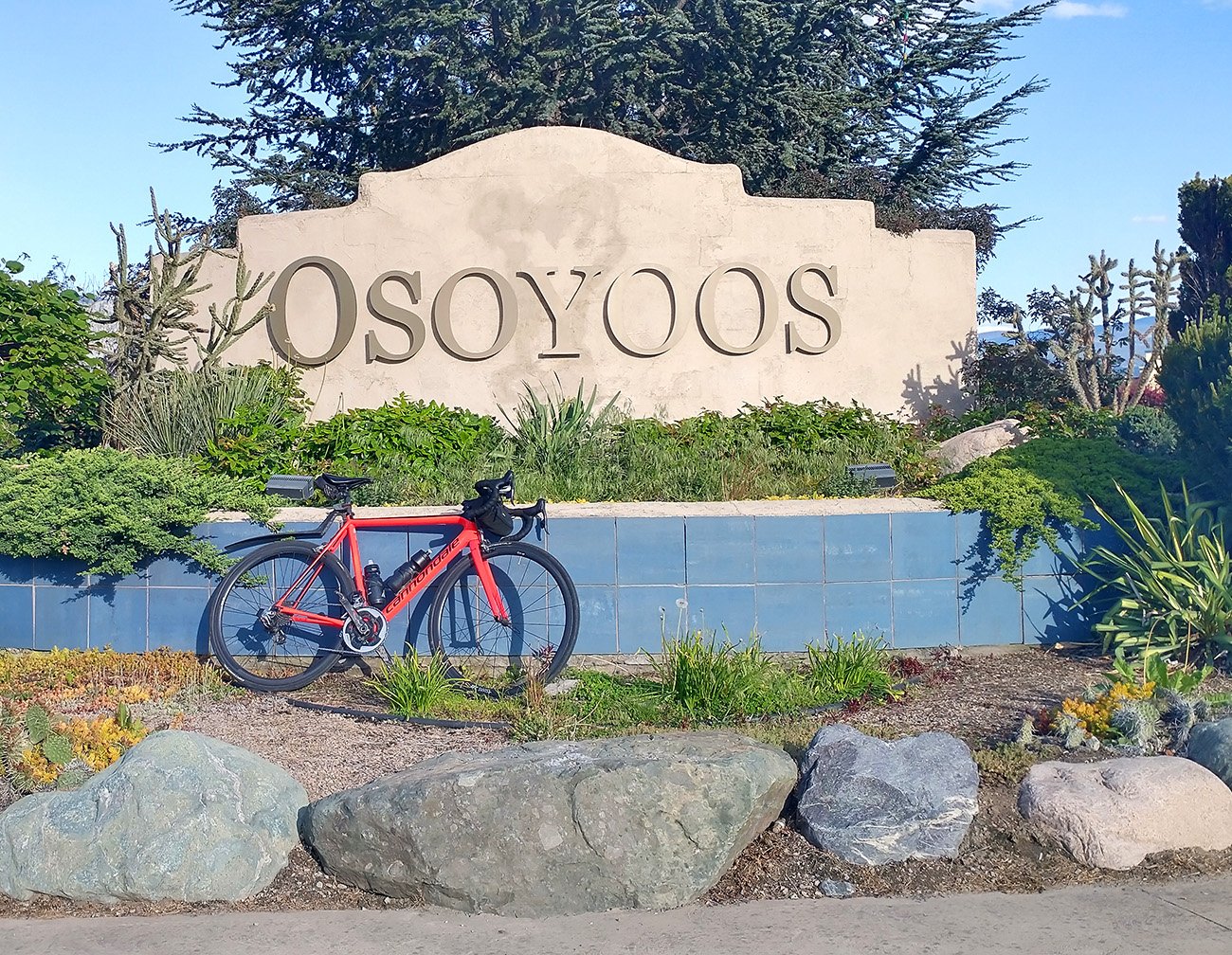 Osoyoos, where Anarchist Pass begins. Really beautiful little town.