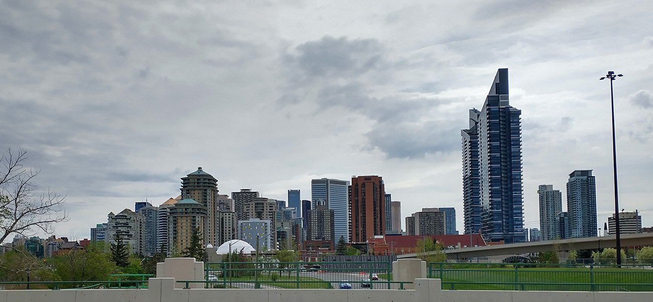 Calgary, as seen from Calgary.