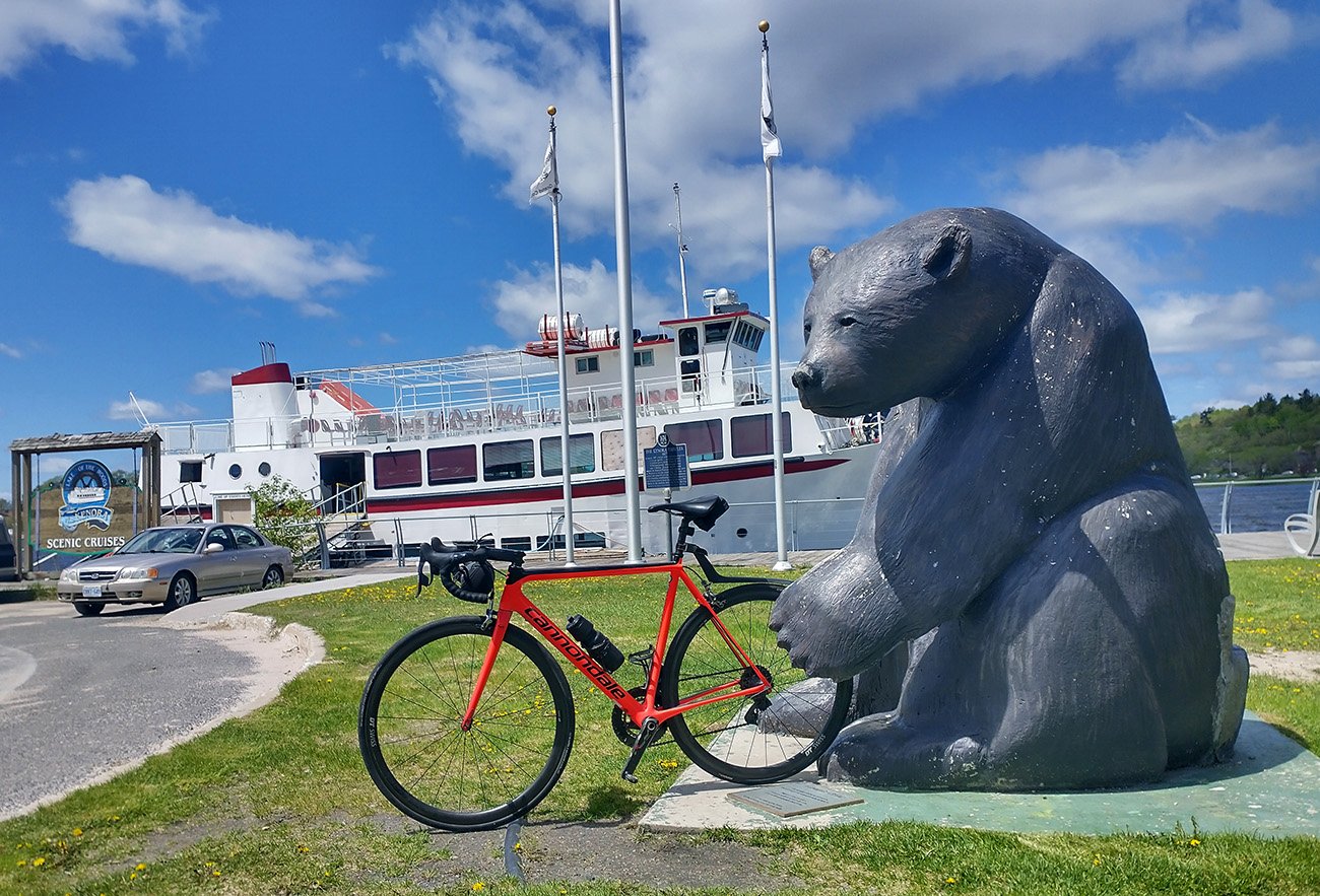 Kenora has a little marina with sculptures and tours you can take.