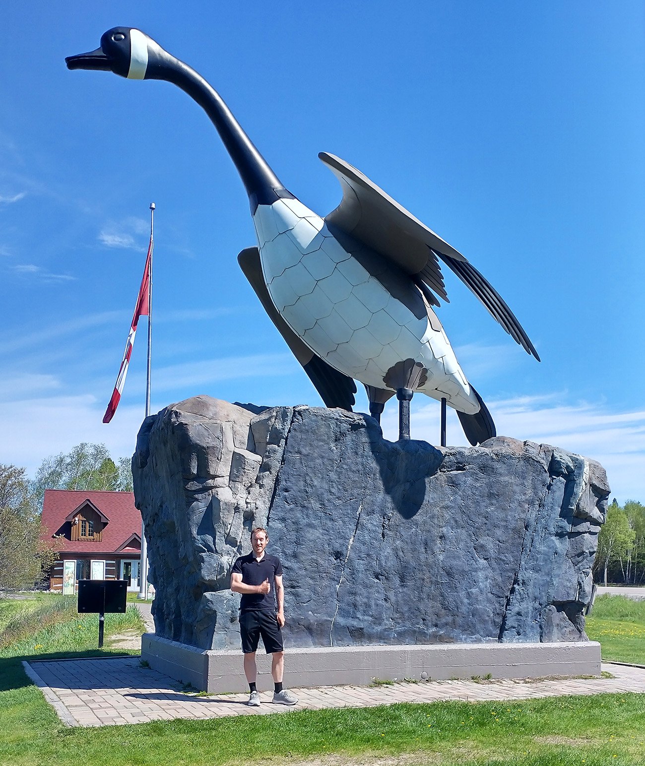 As you continue you will drive near Wawa, home of the world's biggest Canada Goose! No one beating that one.