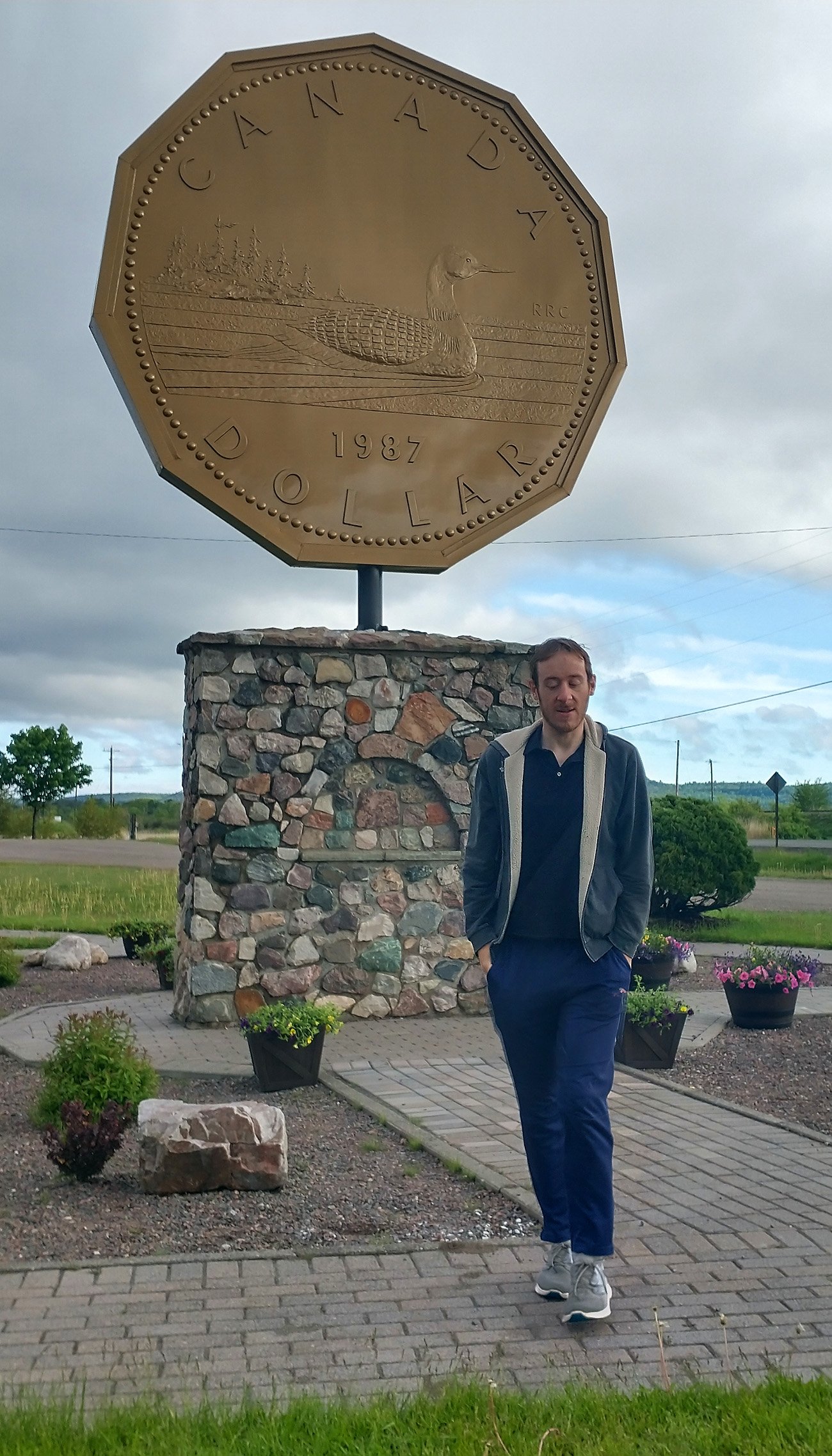 Right outside Sault Ste-Marie you will pass by the small town of Echo Bay, home to the World's Biggest Loonie