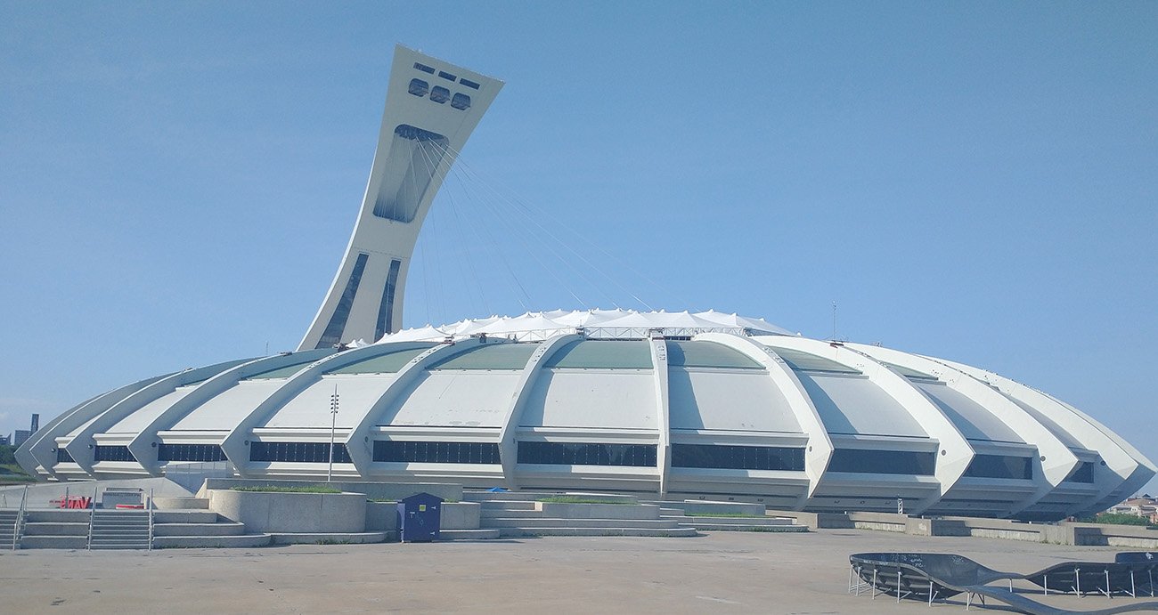 This is the Olympic stadium which took quebecers 40 years to repay, but got a Mayor to be super cool in 1976! Worth