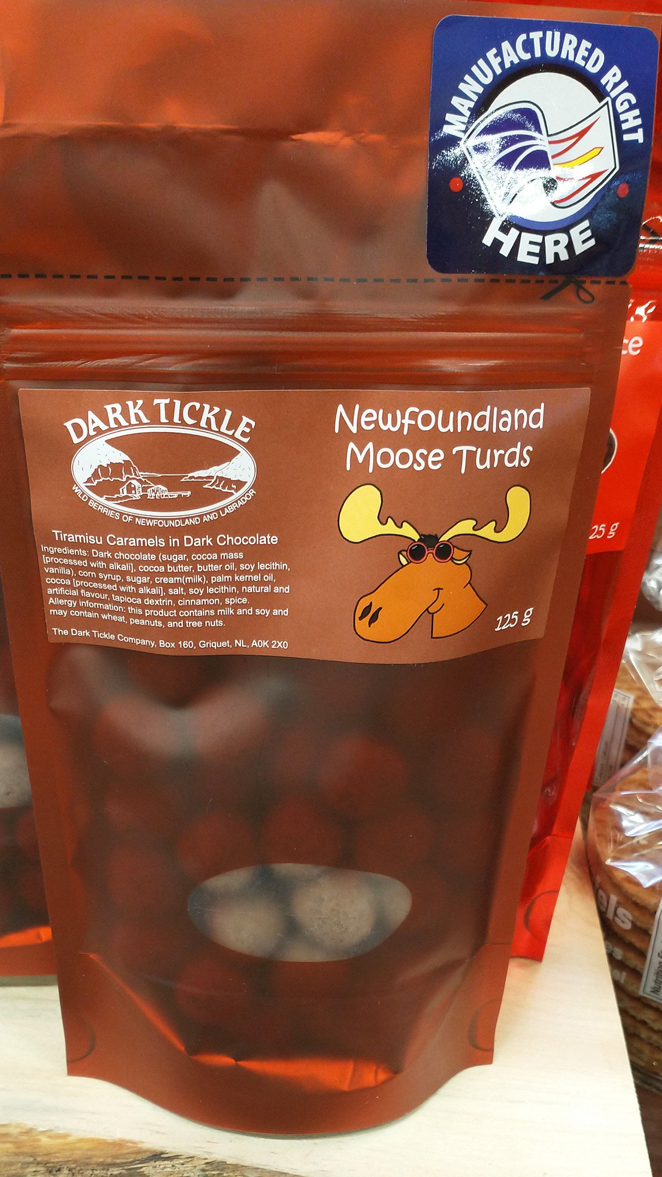 Went to shop for gifts that night. Lots of moose themed things on the island. They really amp up how moose infested they are.