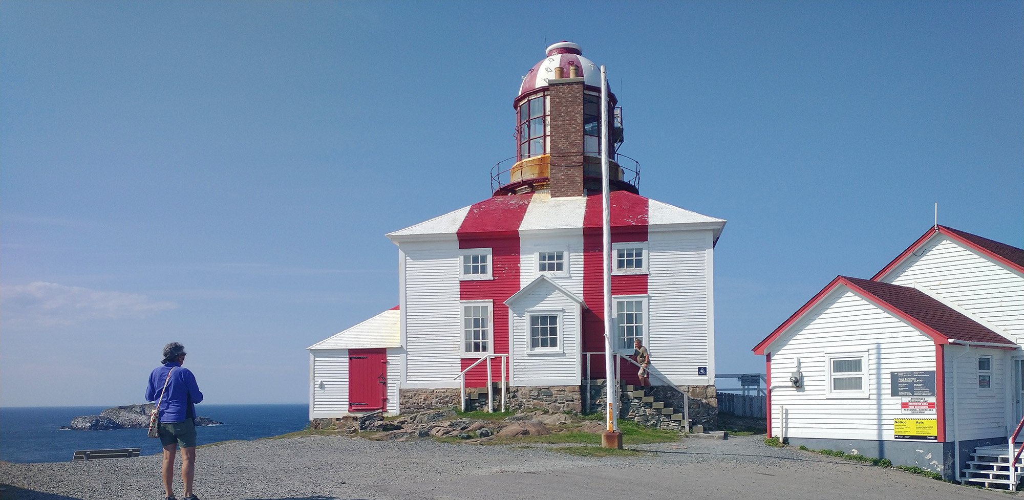 The lighthouse itself.