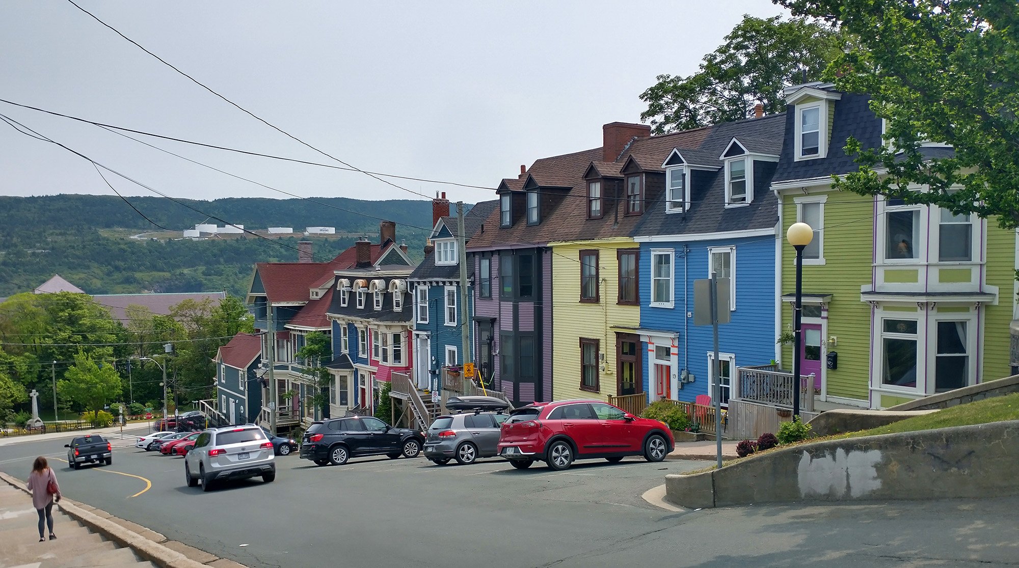 St John's has a real San Francisco feel to it, with all these old colorful buildings on extremely steep streets.