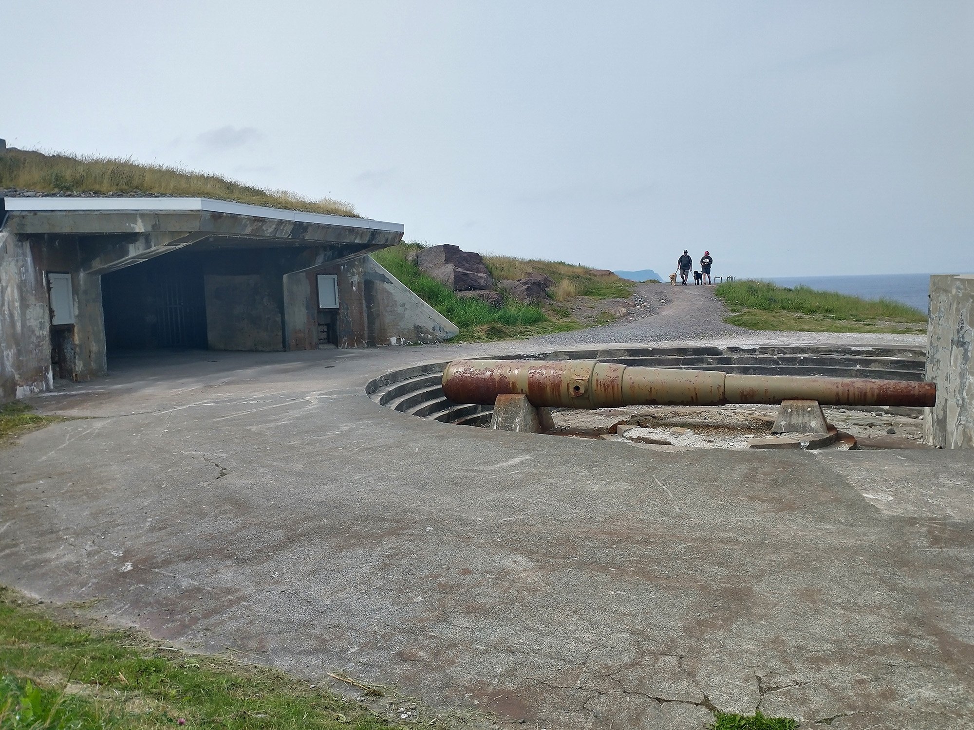 Cape Spear was used as a military base during WW2 as well, with big guns stationed on the hill in case of axis attacks on shipping lanes.