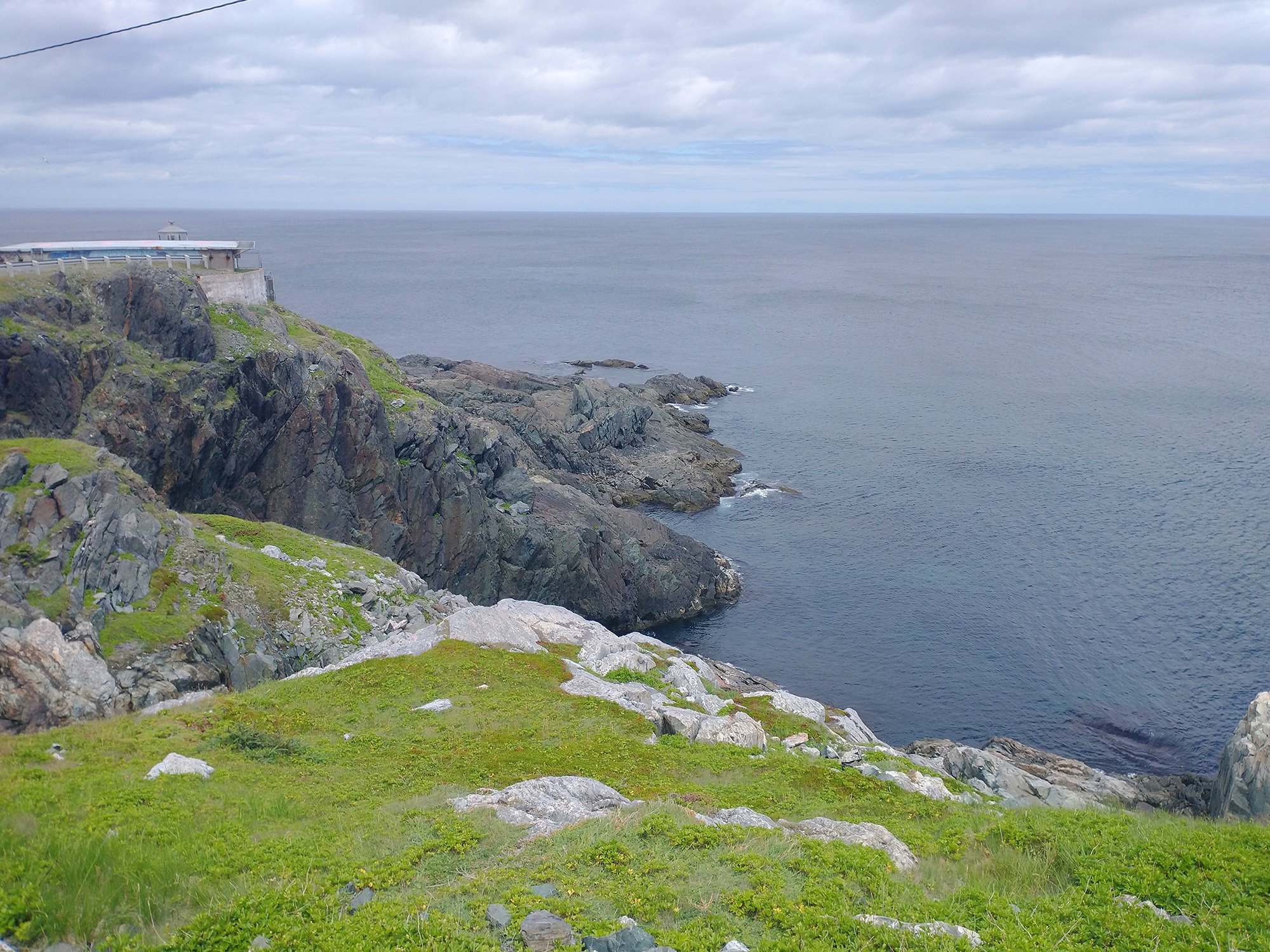 It's a tiny closed-off lighthouse, nothing special, but the area itself is stunning. It's a hiking destination more than anything else. Not meant for... a road bike lol