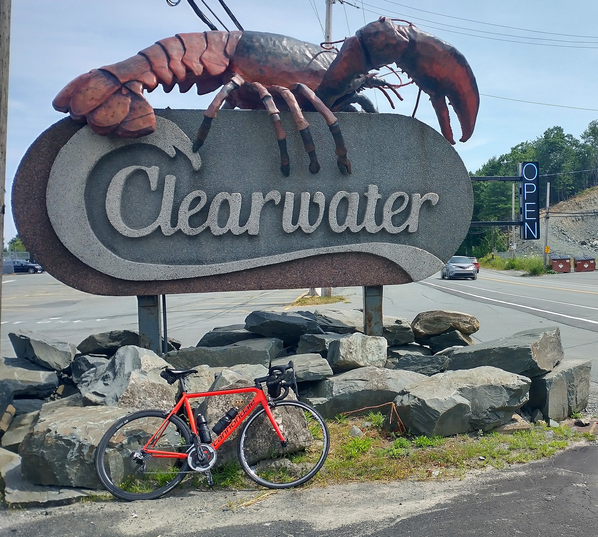 Heading back to Halifax. Lots of seafood restaurants all along the highway.
