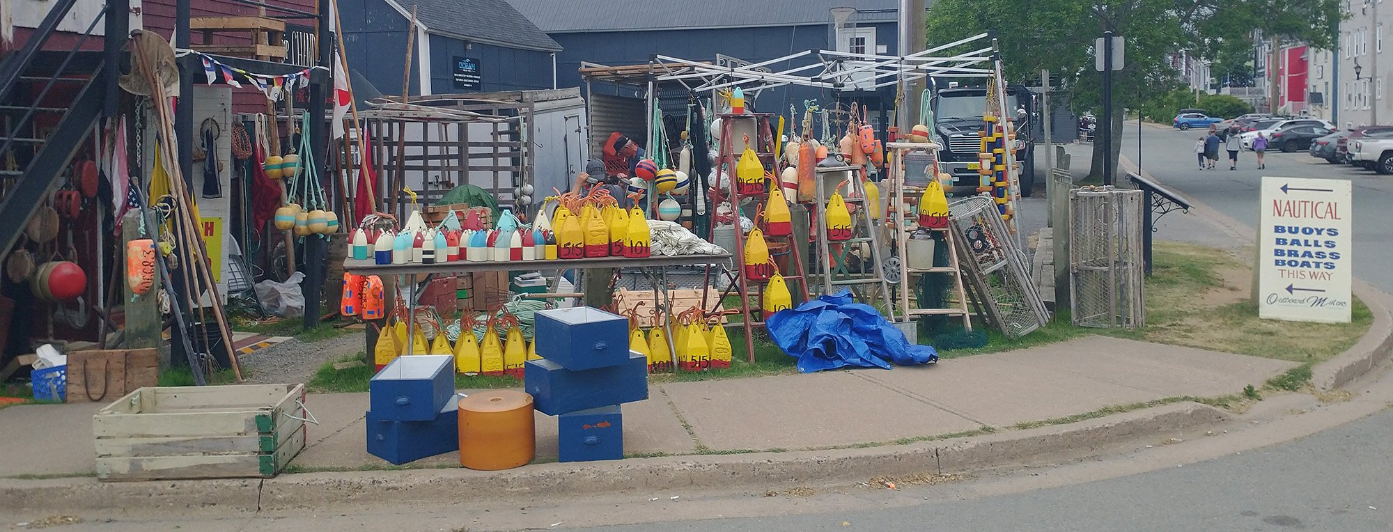 Some kind of buoy souvenir store? That's pretty original. No I didn't buy one, don't get your hopes up.