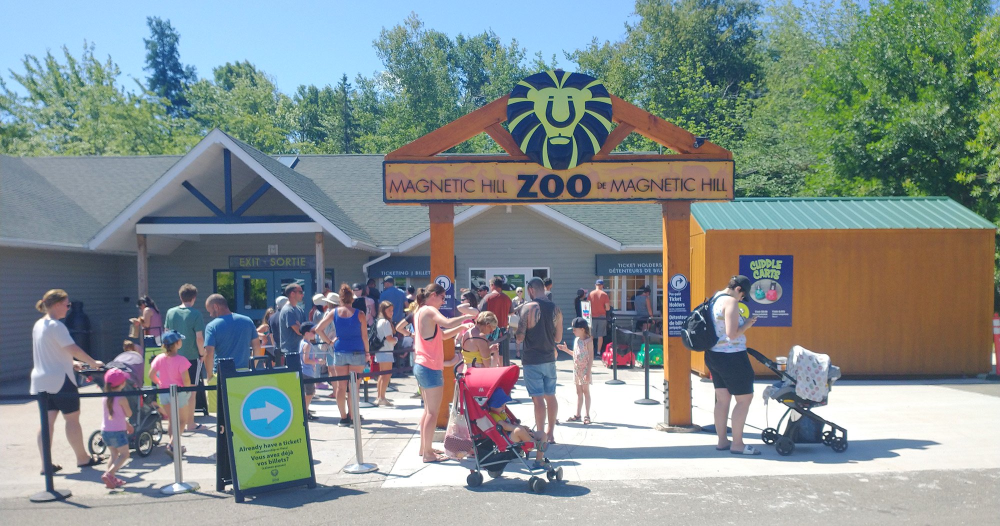 Also the Moncton Zoo is here. Look at these animals dying of thirst, waiting in line. Cruel.
