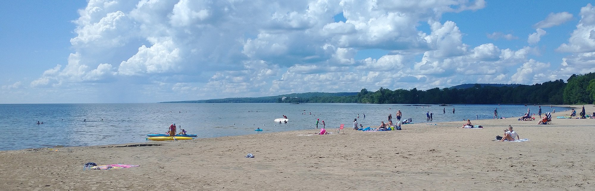 Ontario really has so many of these large sandy beaches.