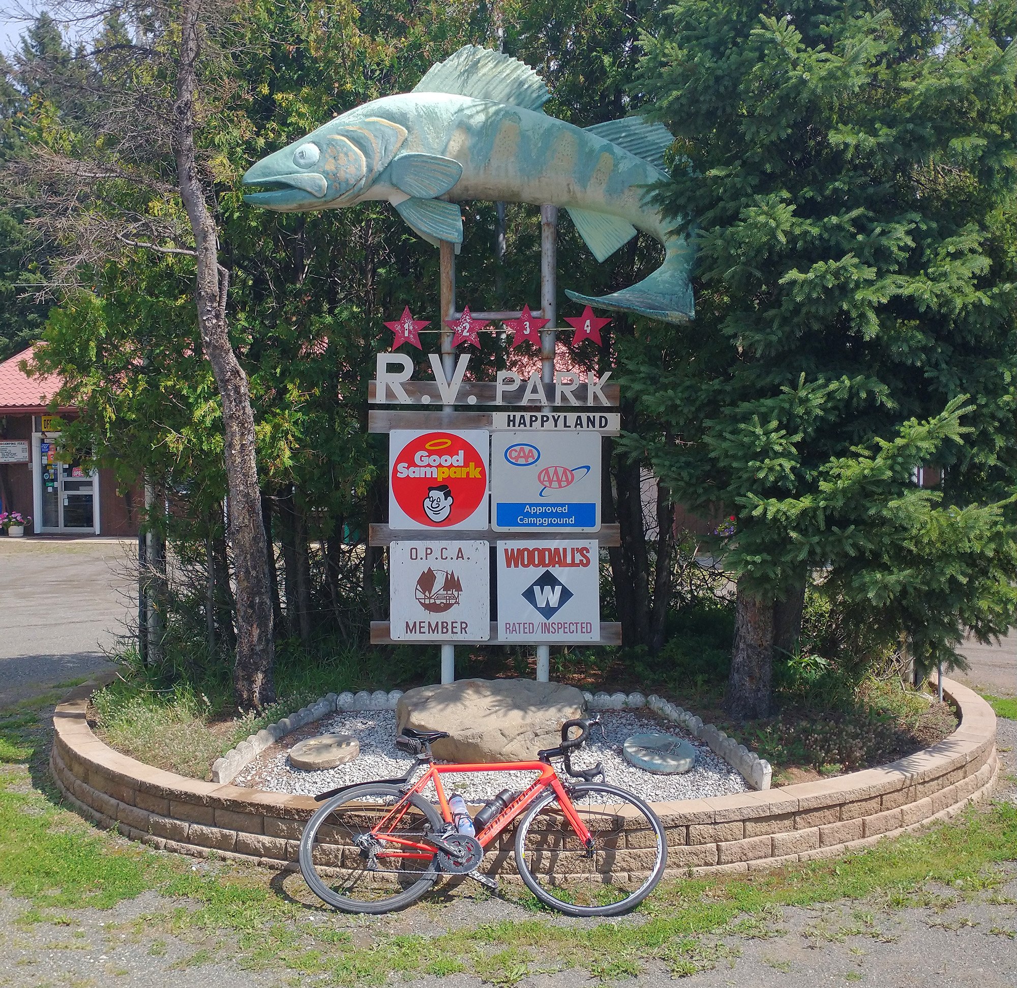 Revenge fish for now seeing the destroyed fish statue in Nipigon