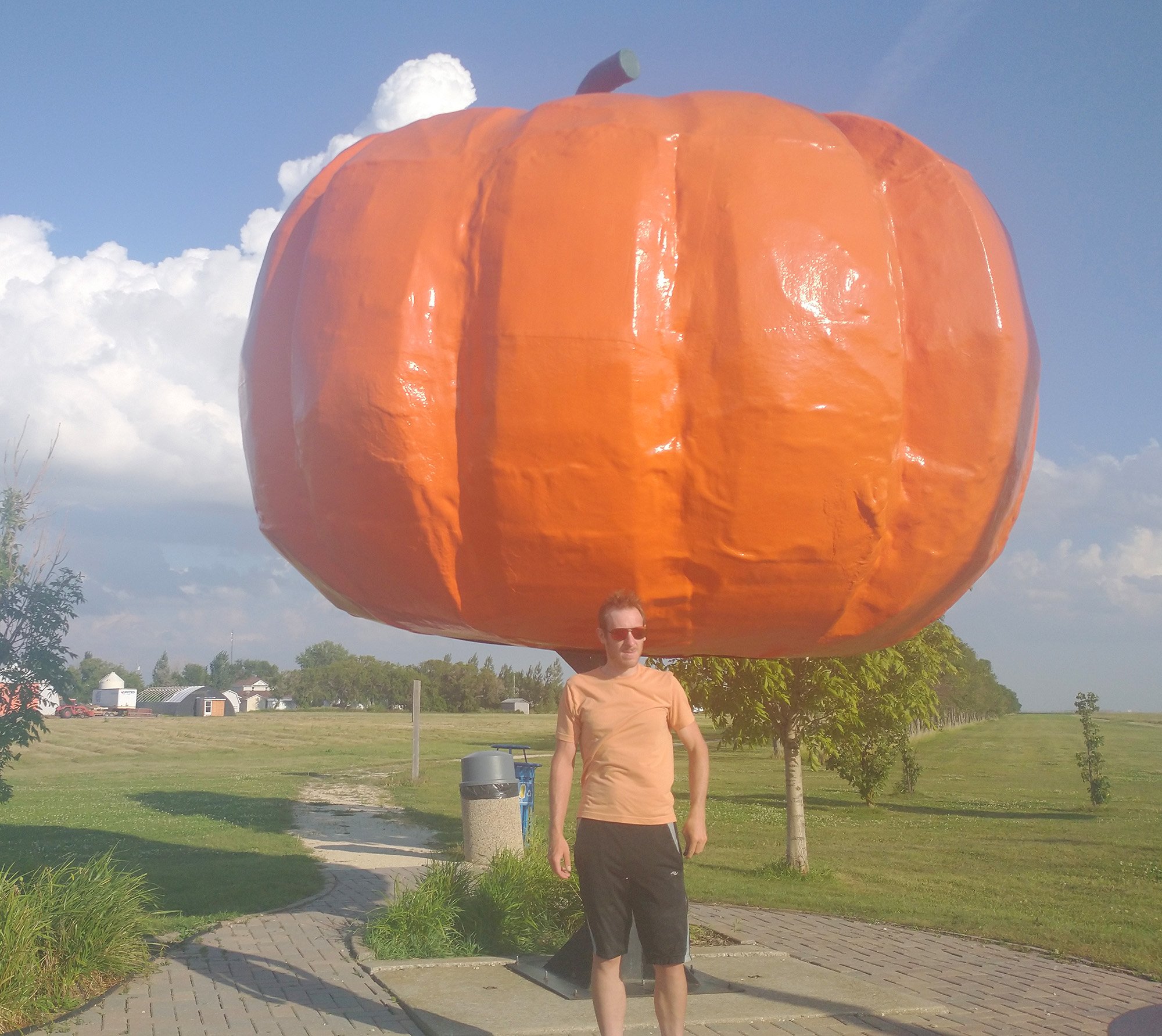 Largest pumpkin! 5/10 could be larger.