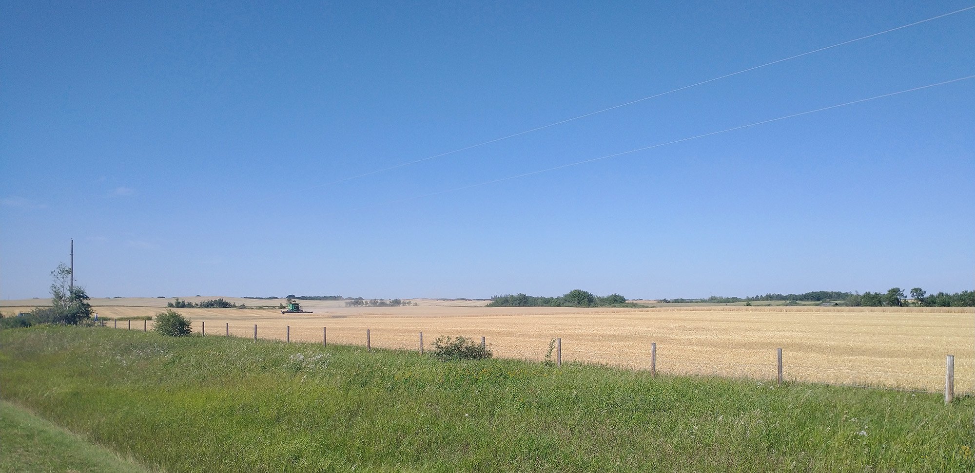 Scenery on the ride. Just fields during harvest.