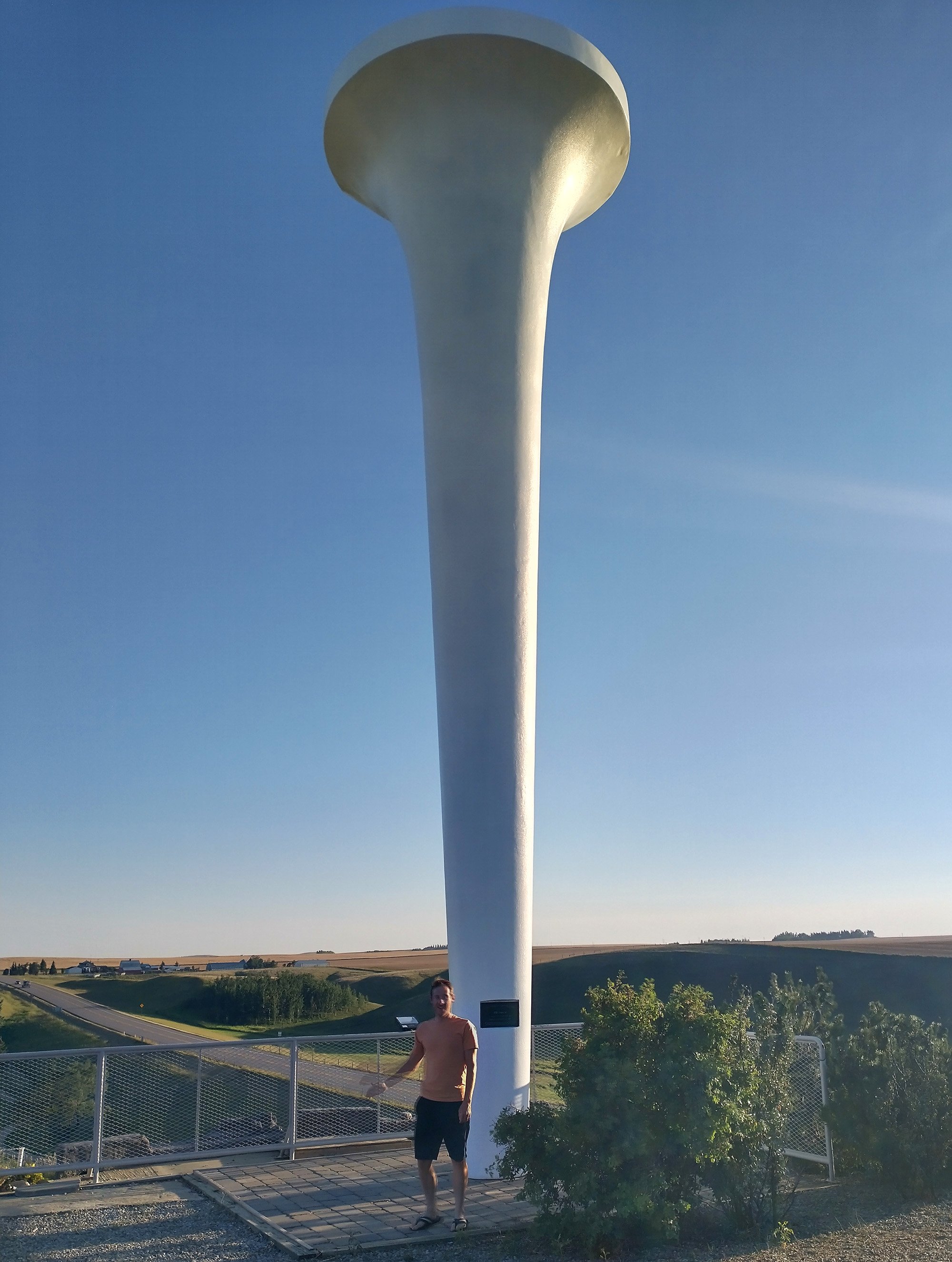 Largest Golf Tee, in Trochu, AB. I think the USA has a bigger one though because GoogleMaps kept trying to send me to Illinois. 