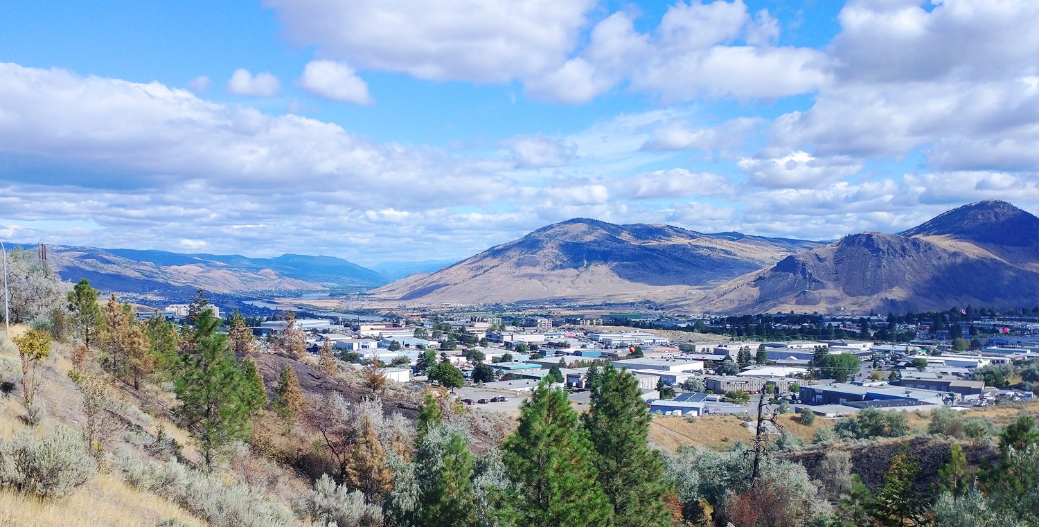 The city of Kamloops in all its glory.