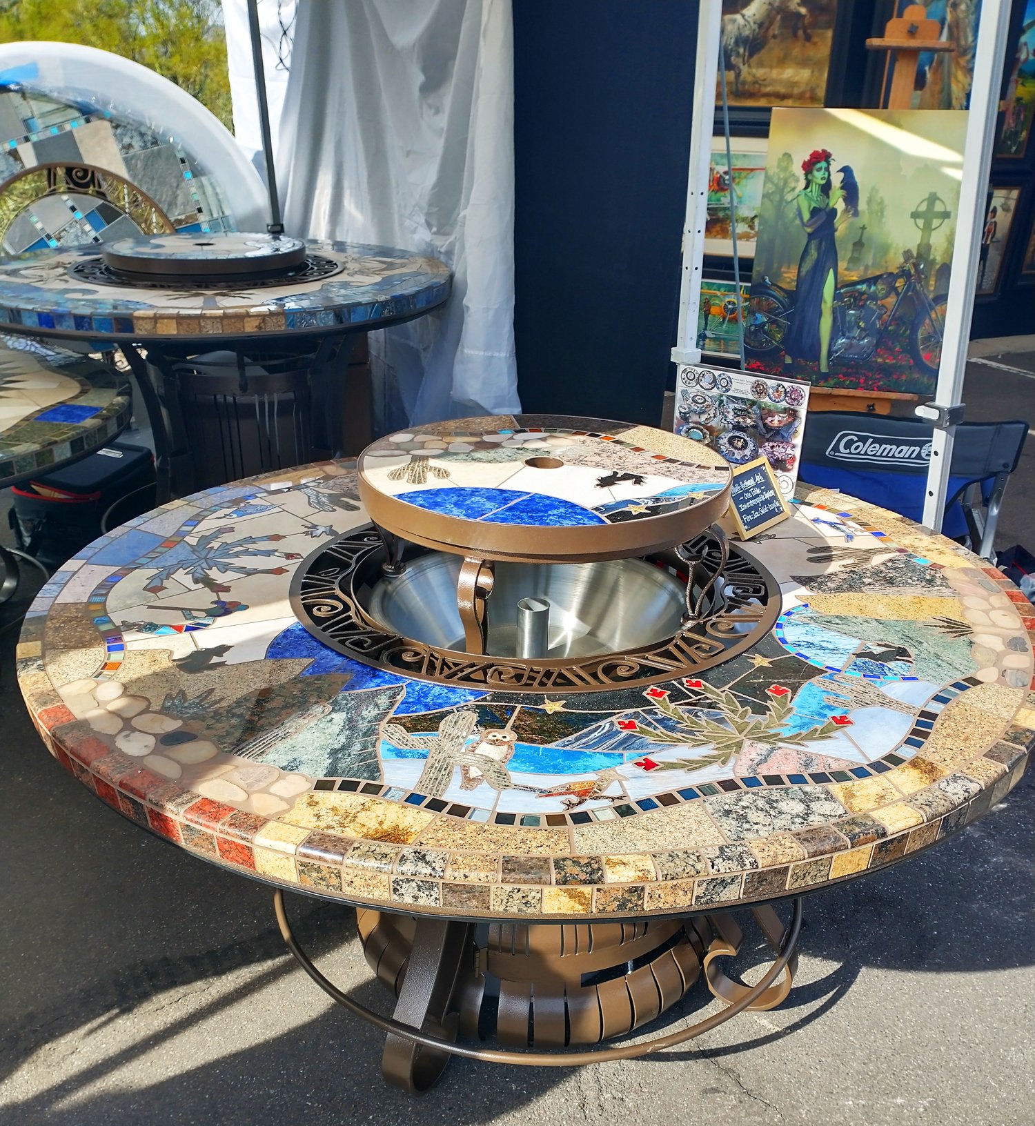 5900$ for this fire pit table.