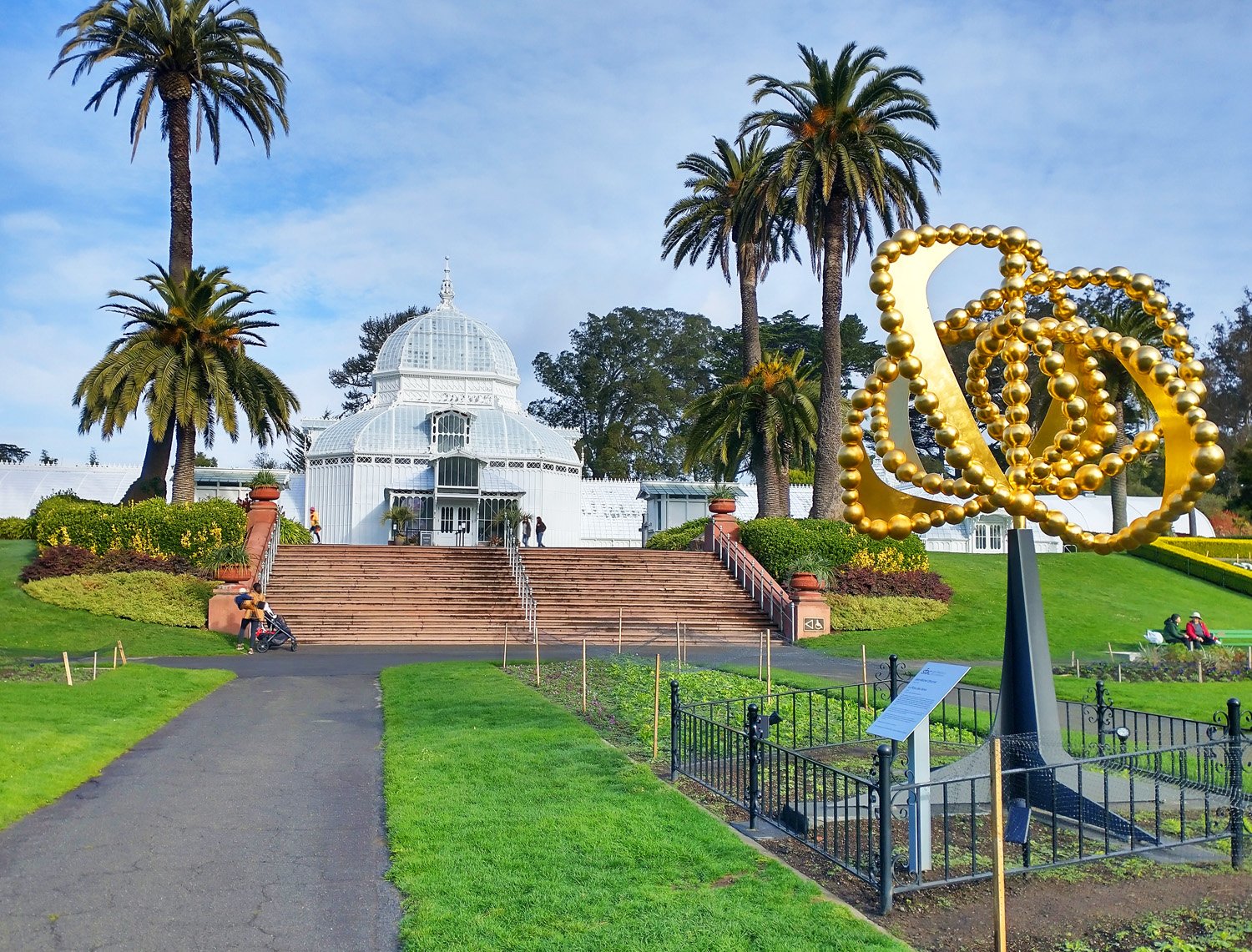 Conservatory of Flowers, in Golden Gate Park.
