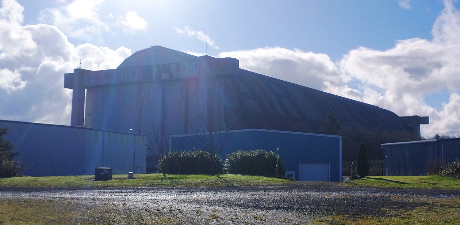 I believe this used to be an Airship hangar. It's truly gigantic, you can't tell from just this picture.
