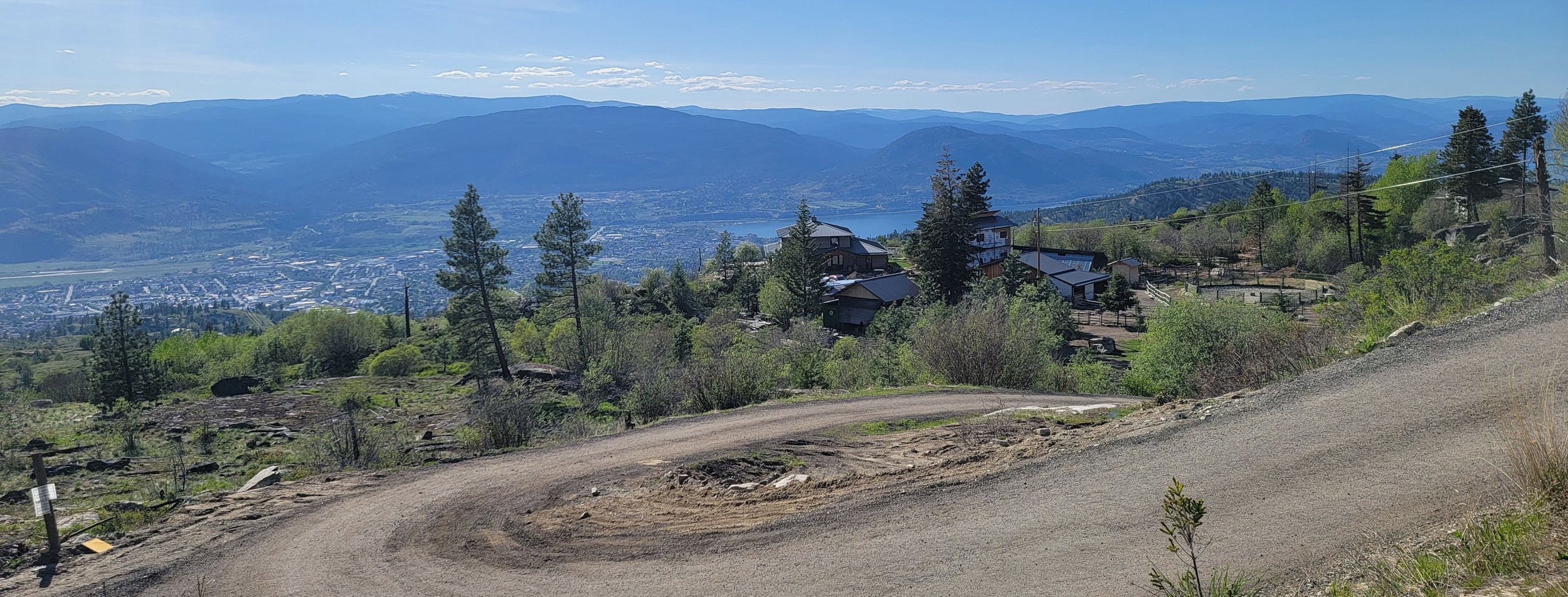Top of Carmi avenue, on the opposite side of Penticton as Apex. Looks a lot like Anarchist Pass down in Osoyoos. 