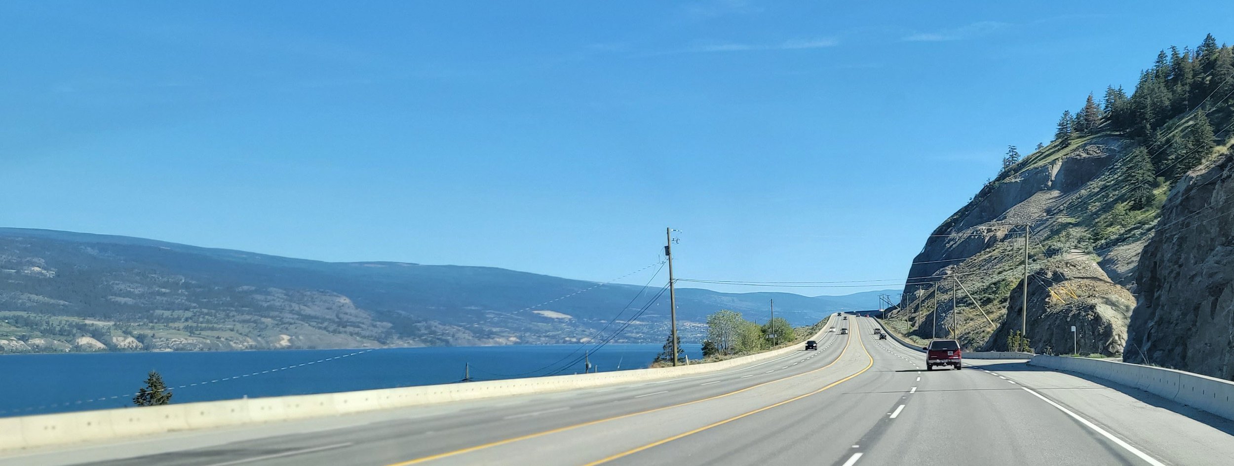 Taking the highway south through Summerland. Amazing views all along the lake from Vernon to Osoyoos.