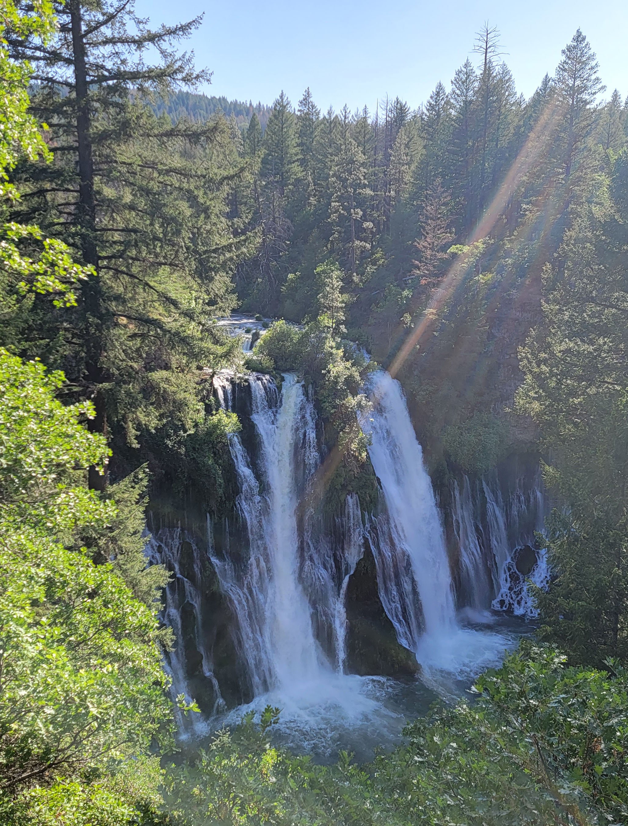 Burney Falls. I think. There's a little loop of trails and some campgrounds around here. Nice little spot.