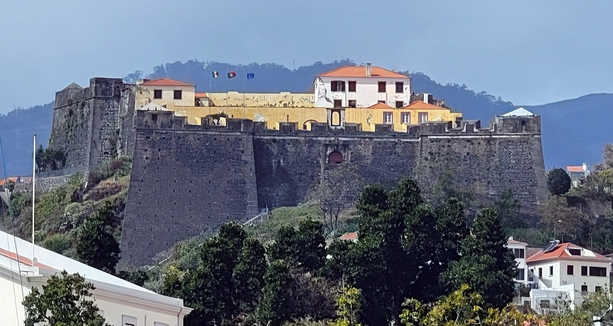 Fortaleza de São João Baptista do Pico overlooking Funchal. If you're a fan of history you have lots to explore here.