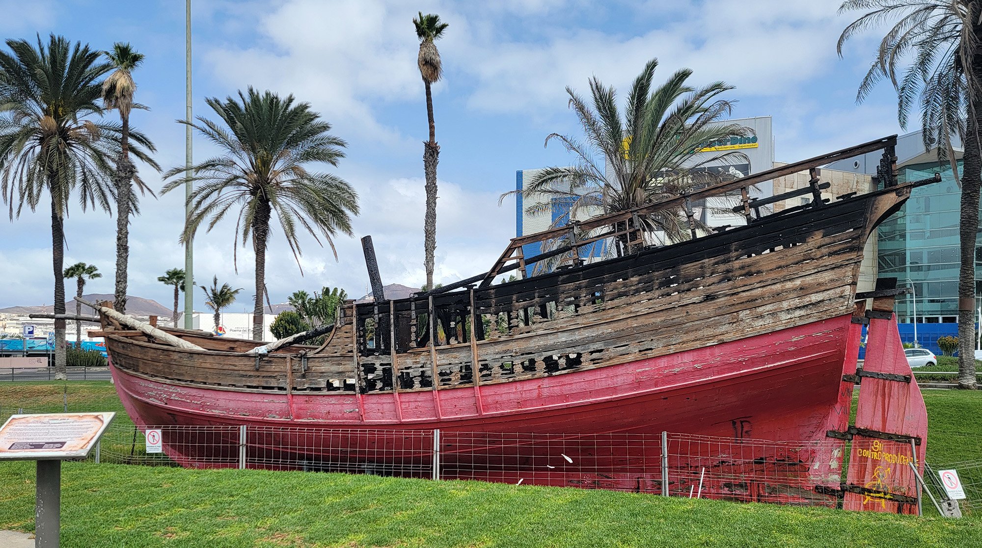 Reconstruction of one of Columbus' ships.