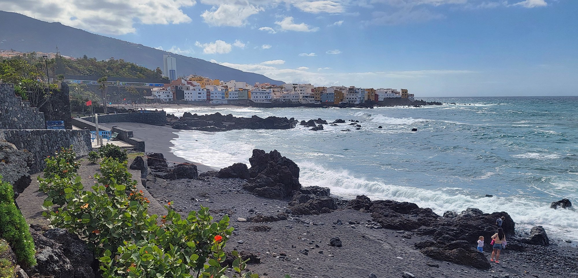 More epic views of the black volcanic sand beaches.