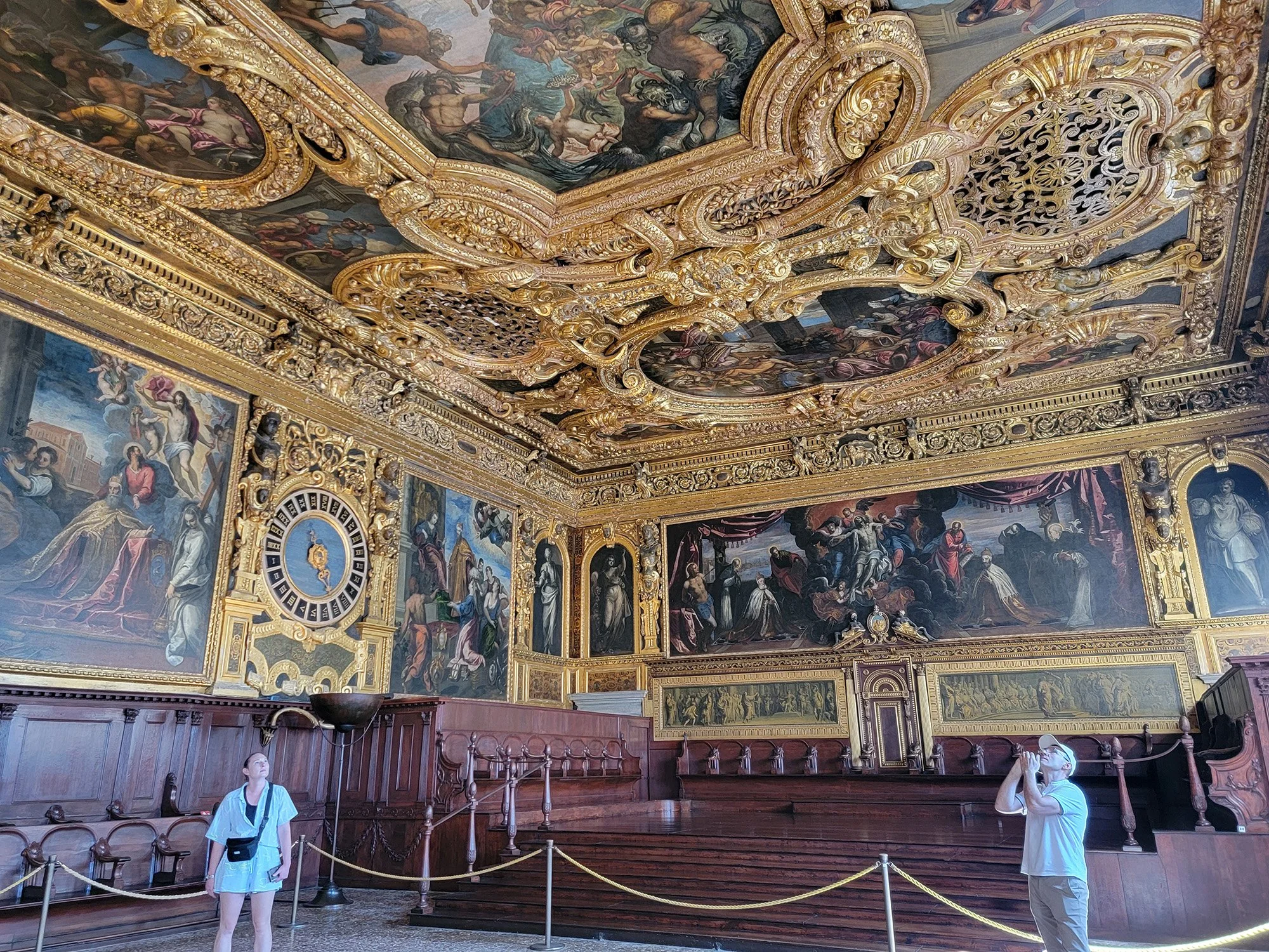 Basically what a rapper would build as a house. Many paintings are self-aggrandizing portraits of the various council members throughout the years