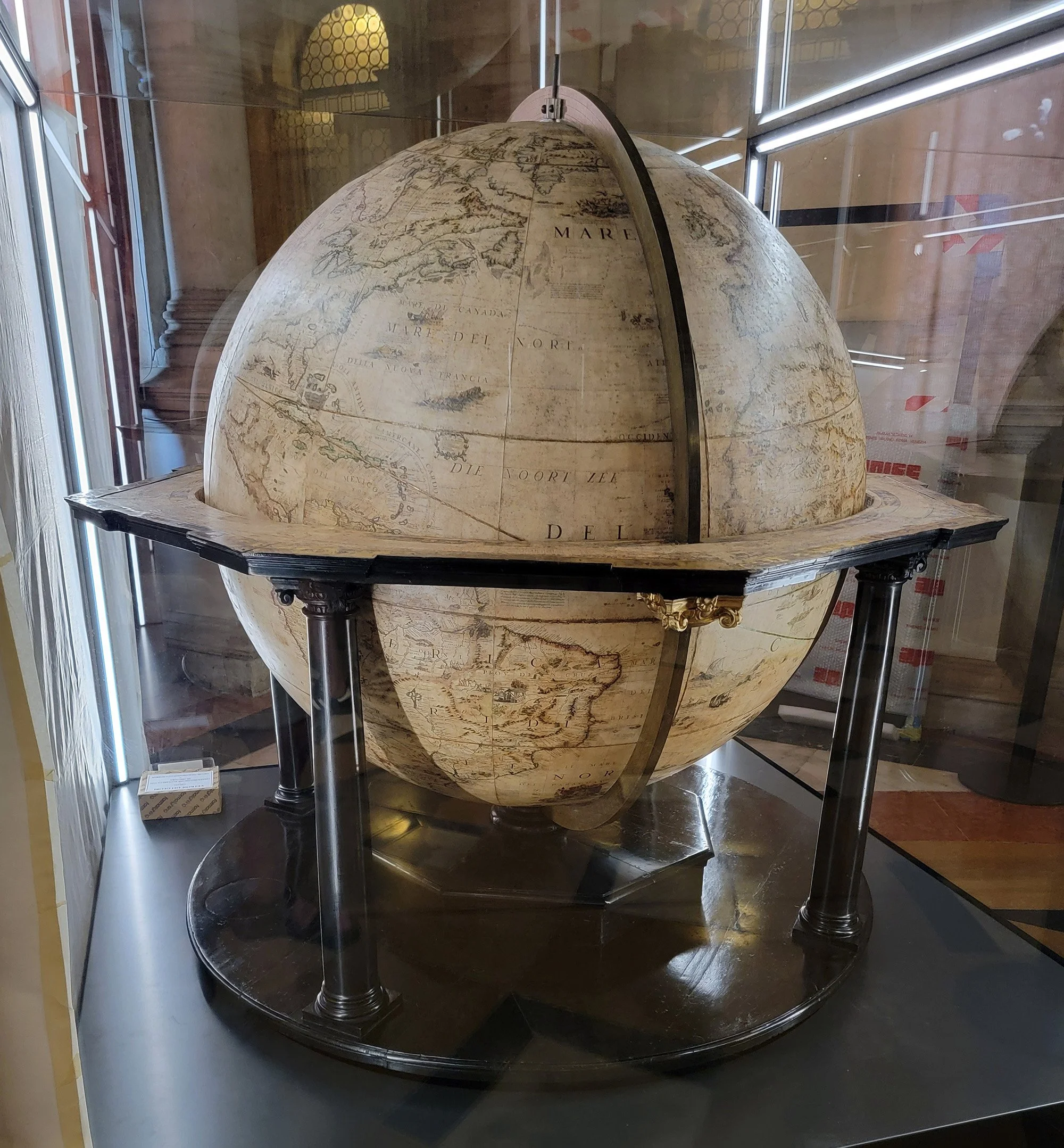 There's around 10 of these giant 16th century globes scattered around the 3 museums