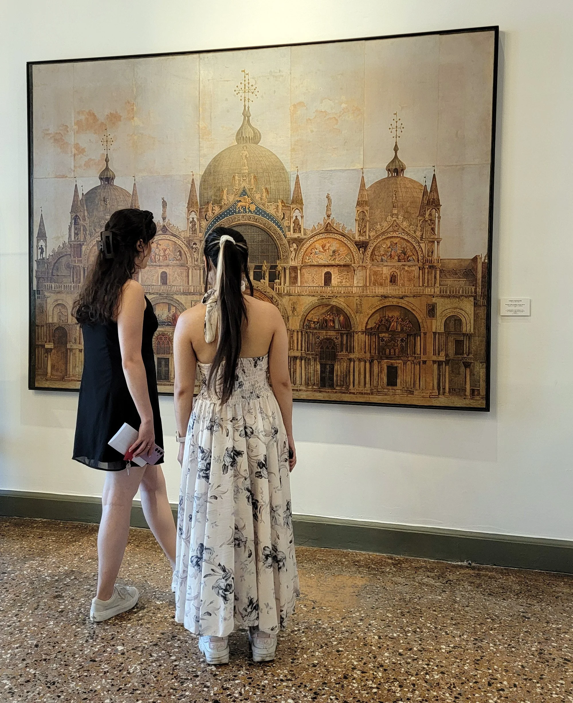There's a nice section of artworks depicting Venice as it was in the 16th century.