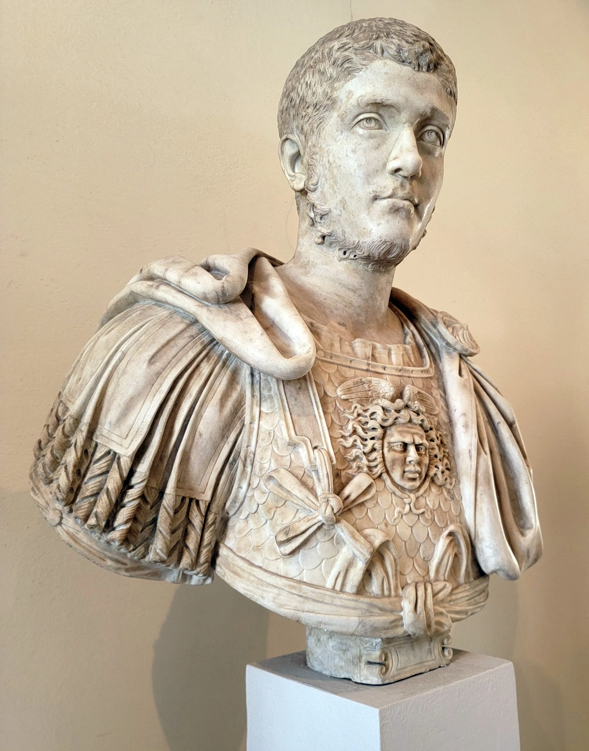 Also interesting is many of these are only roman-era heads later stuck on renaissance-era busts. 