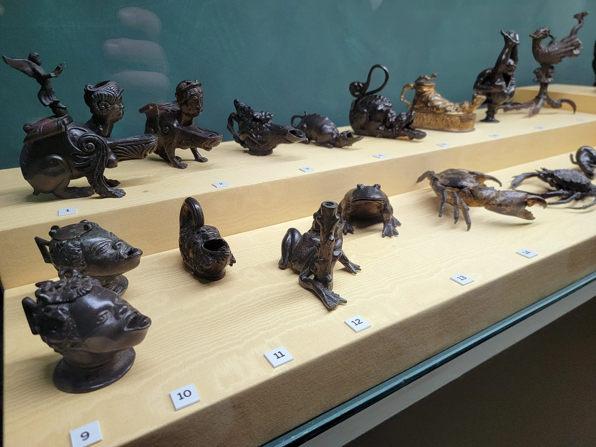 The museums have tons of interesting and more mundane artifacts. Can you guess what these are?