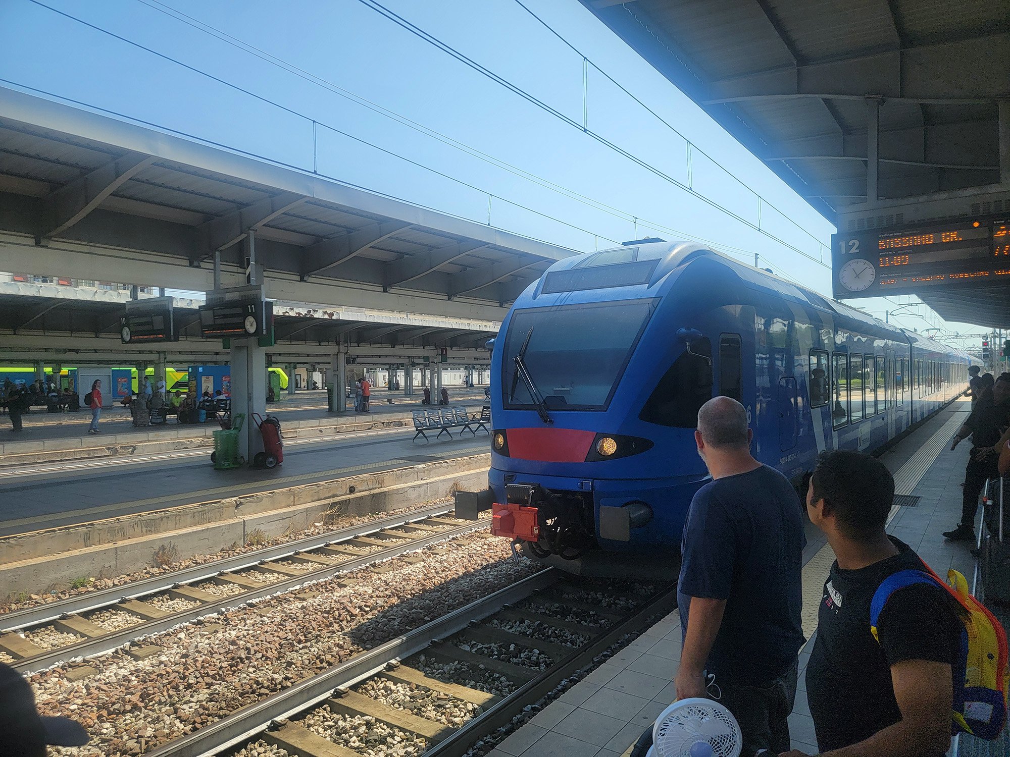 First experience with the train to get from Mestre to Bassano. It's a learning curve for sure. The Italian train system is chaos compared to the buses.