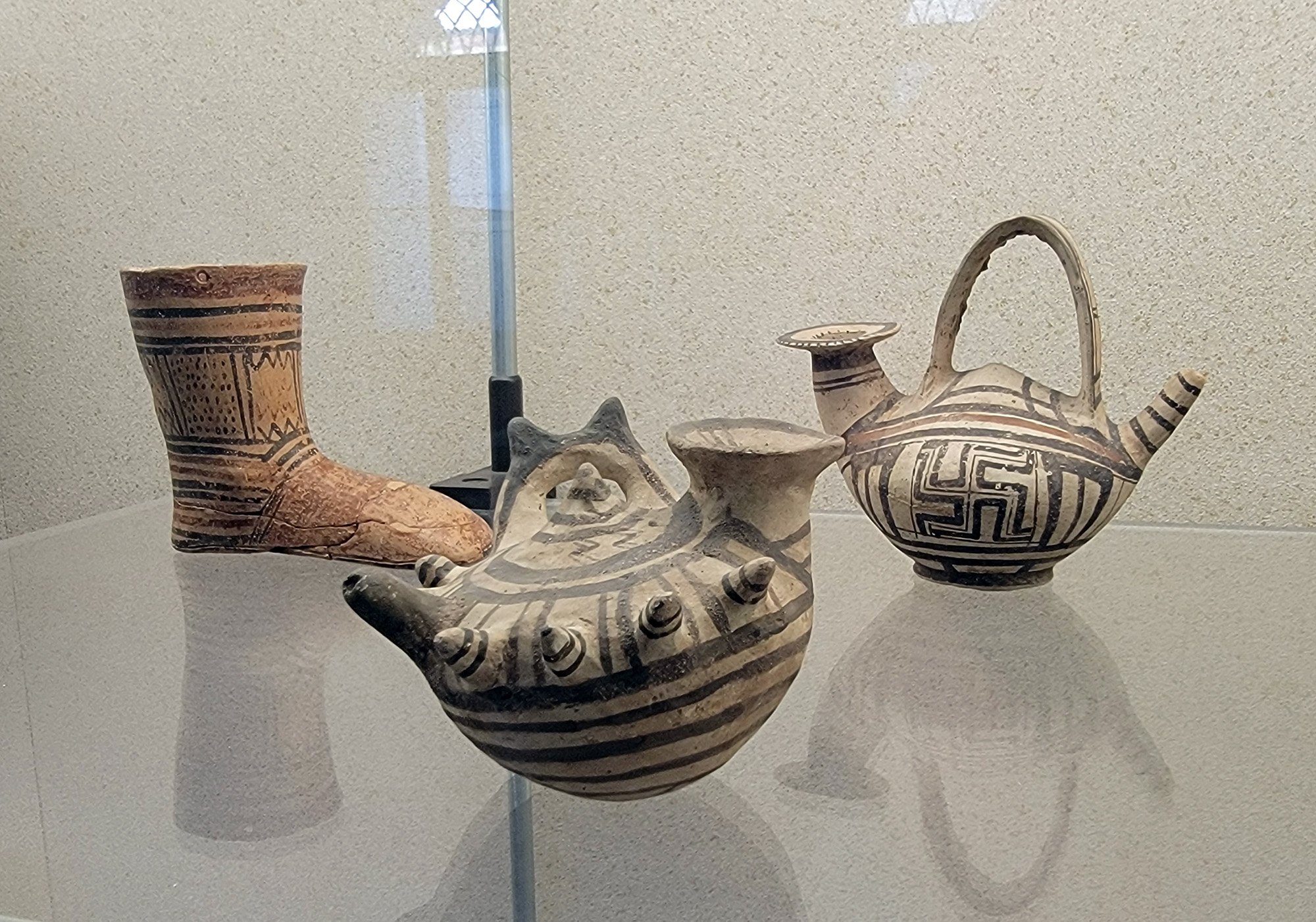 Believe these are oil lamps. The collection spans a few centuries and styles.