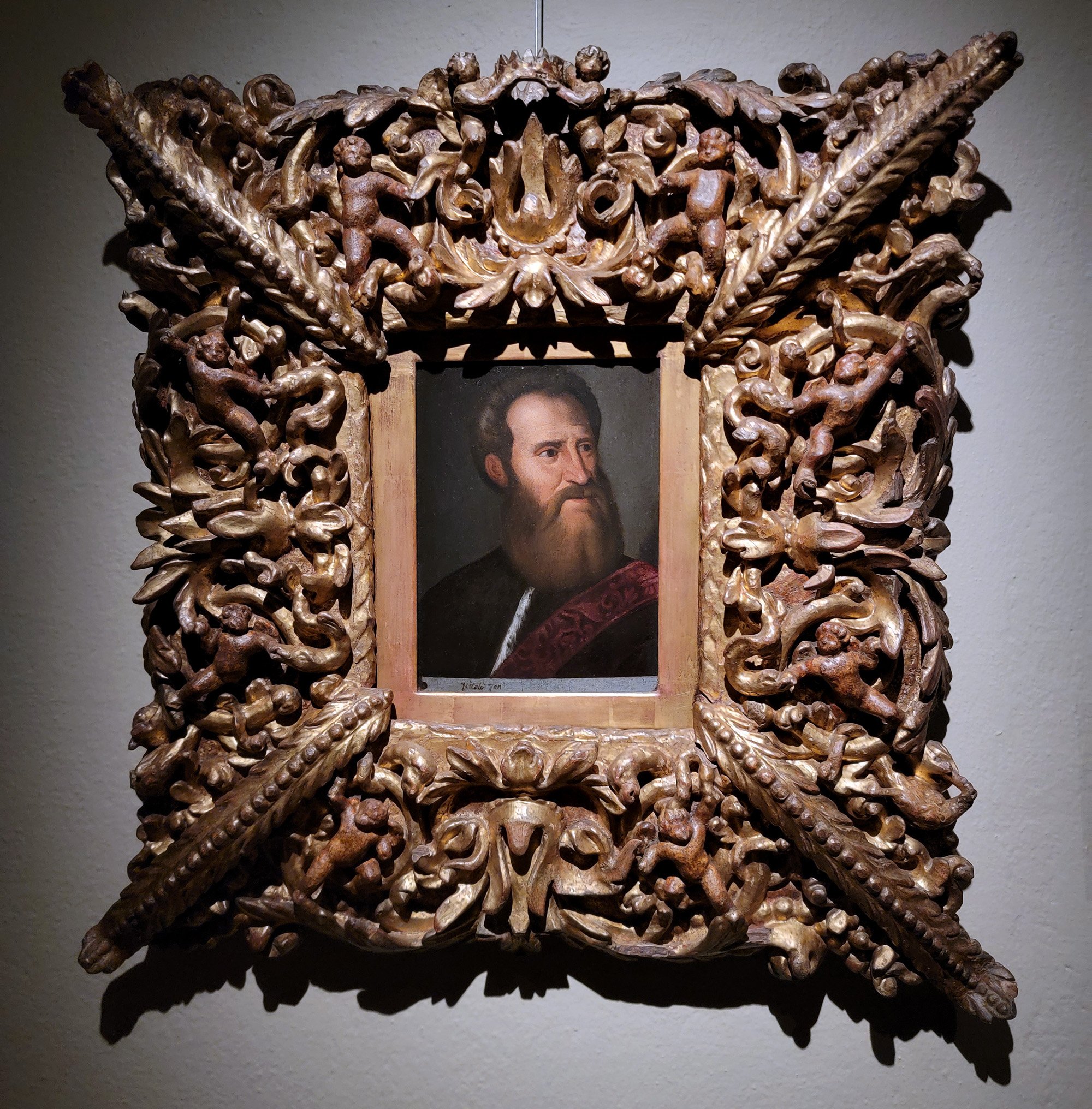Looks like they put all their money into the frame and could only commission a 5x7 painting