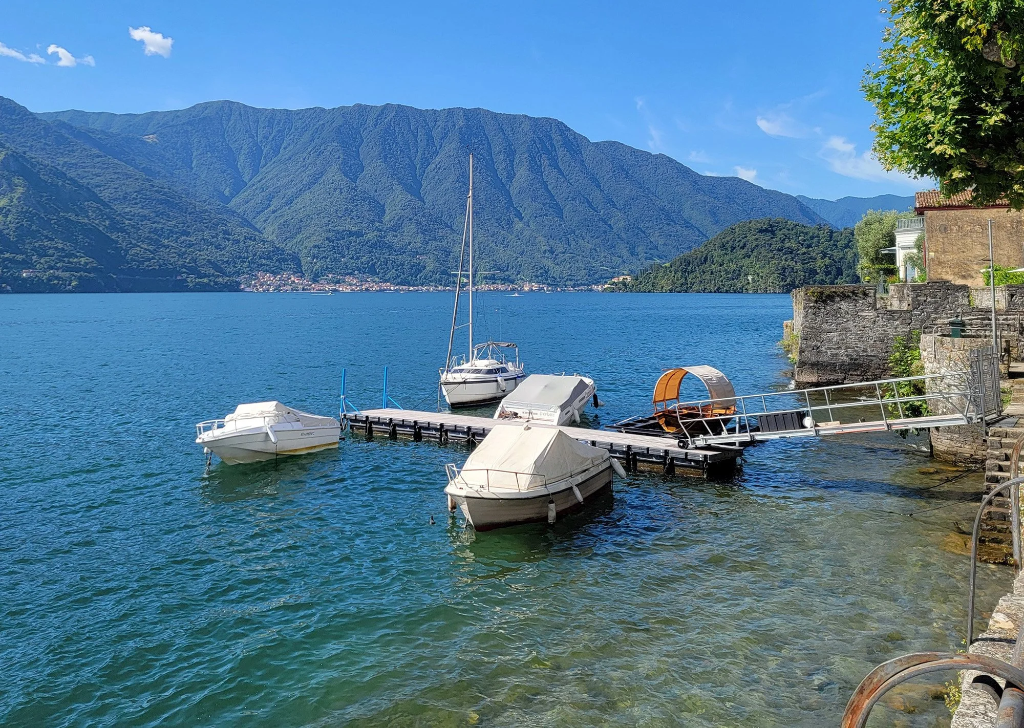 Like Garda, Iseo and Maggiore it's flanked with huge mountains and dotted with scenic towns