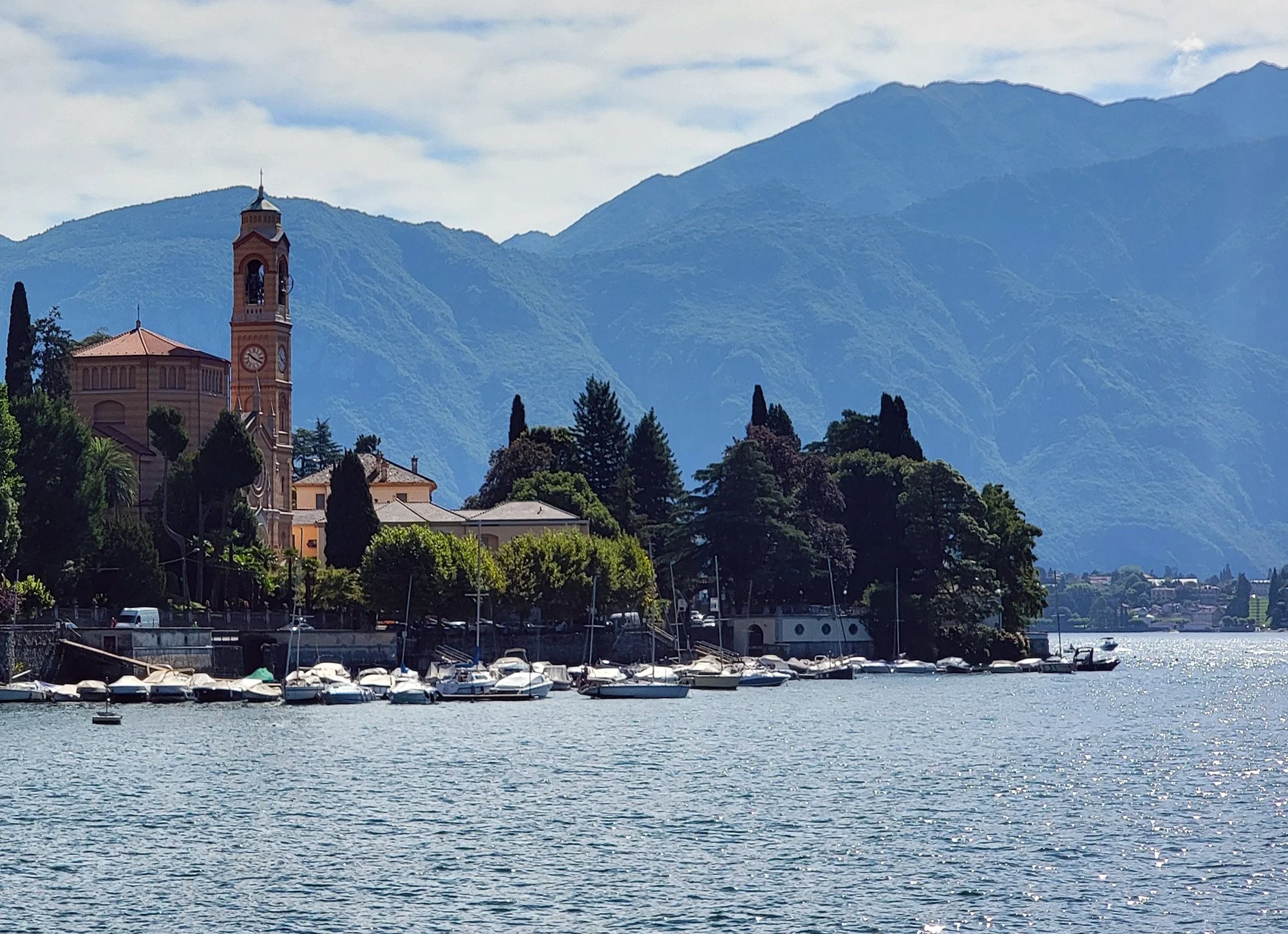 The lake is beautiful but seems the same as Lake Iseo to me